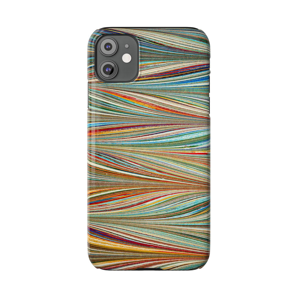 Florentine Multi-Colored Marbled Phone Case