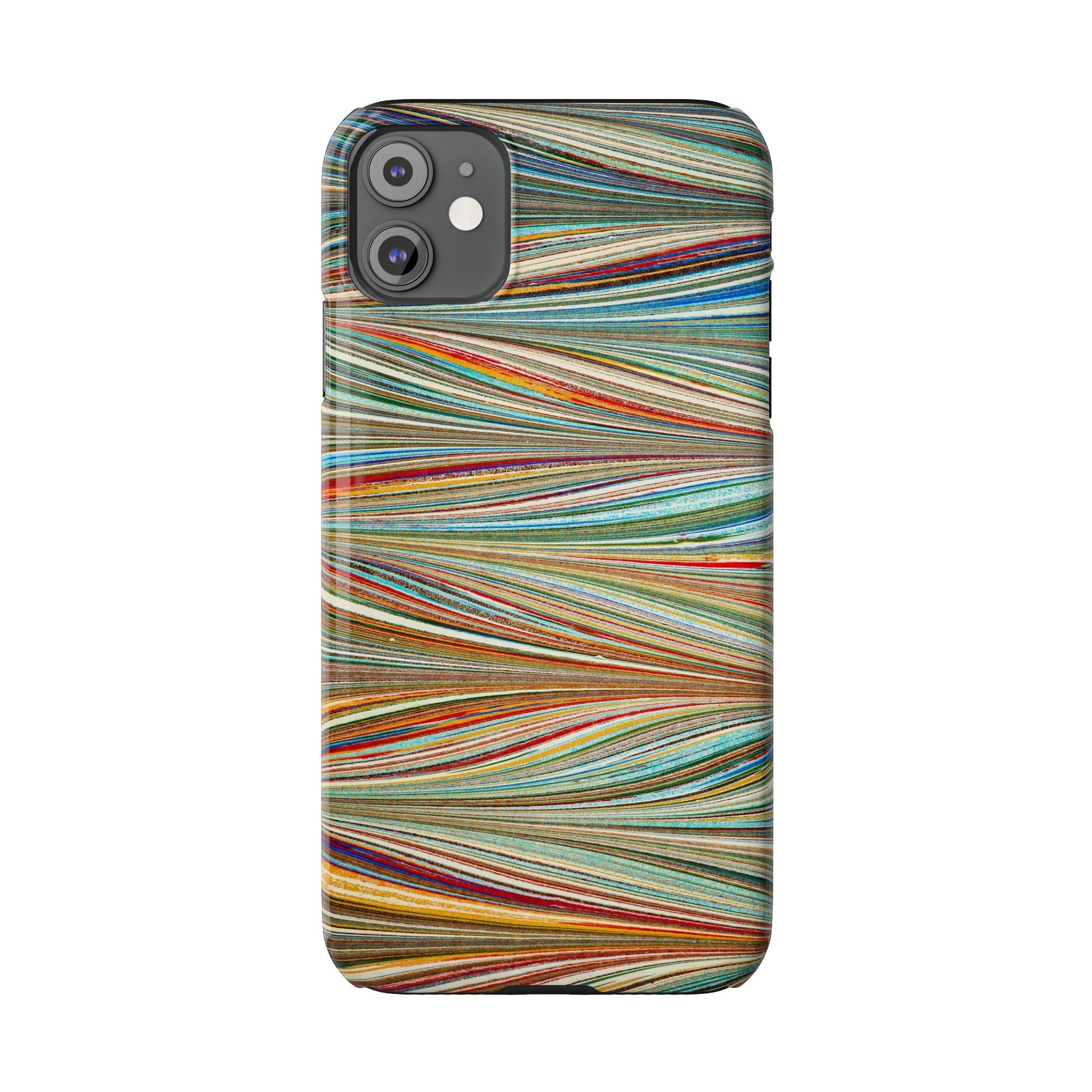 Florentine Multi-Colored Marbled Phone Case