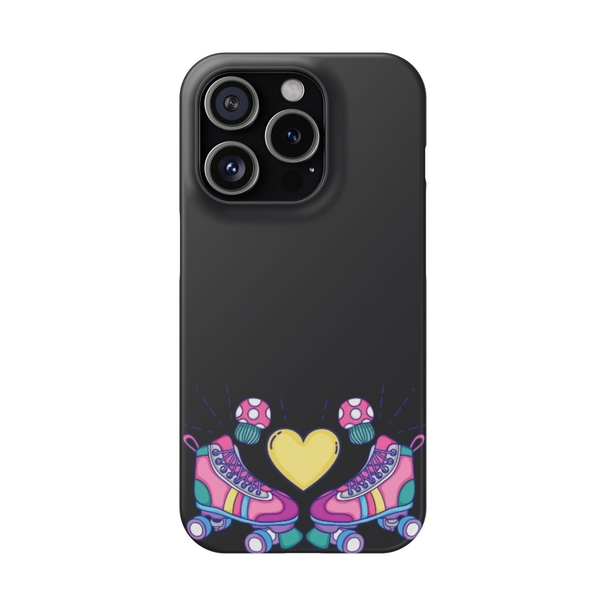 Skater's Heart Phone Case – Glide with Love Everywhere