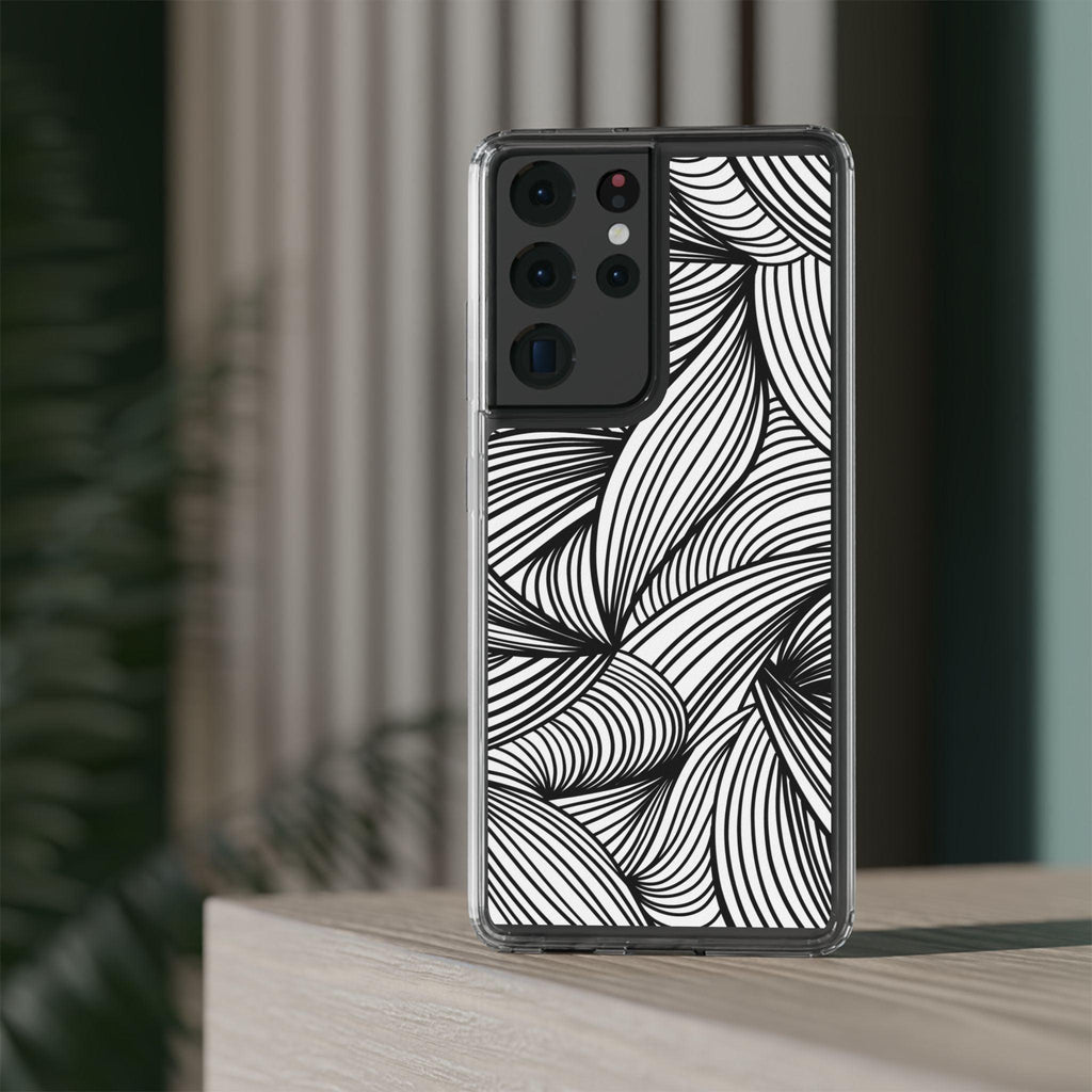 Black and White Illusion Clear Cases