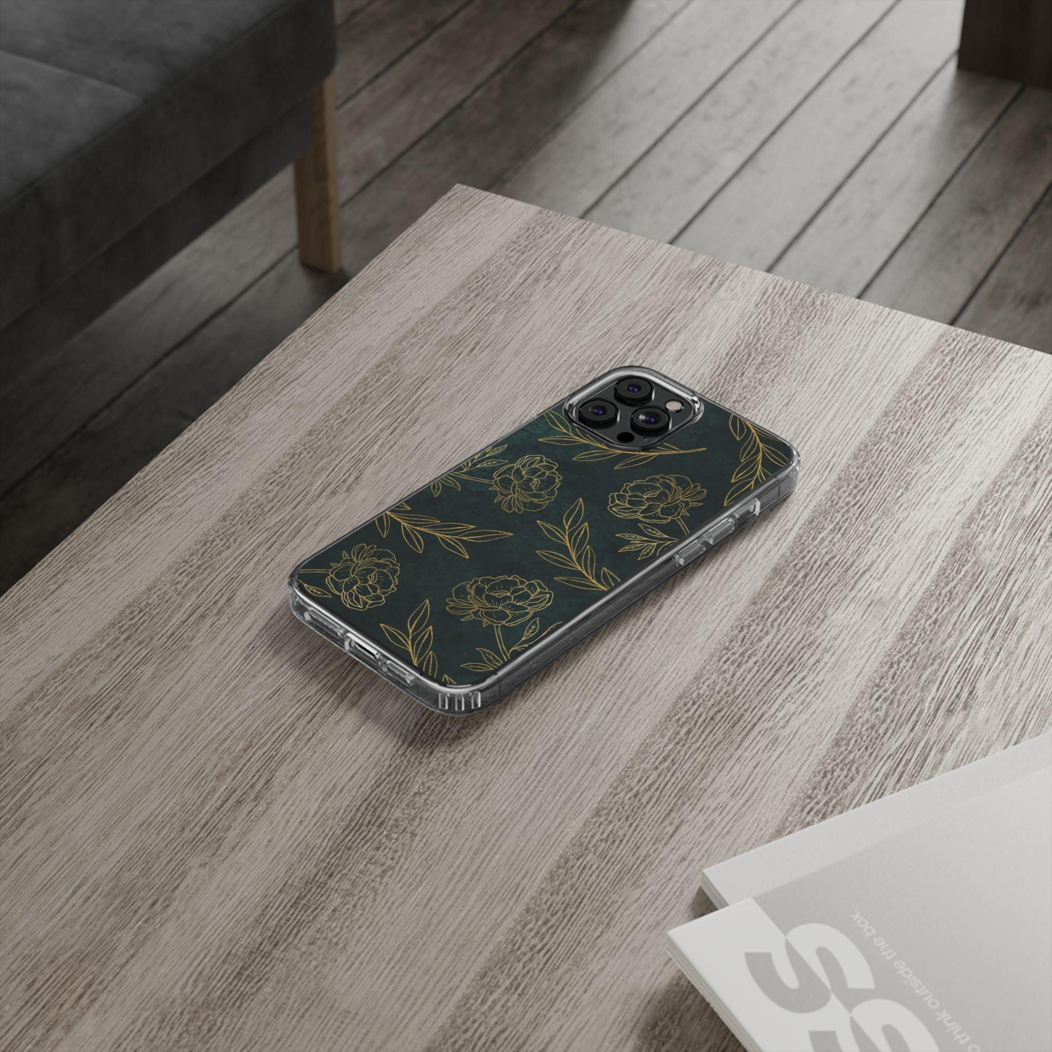 Floral Pattern Clear Cases