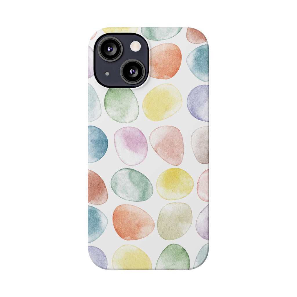 Colorful Watercolor Organic Circle Phone Cases