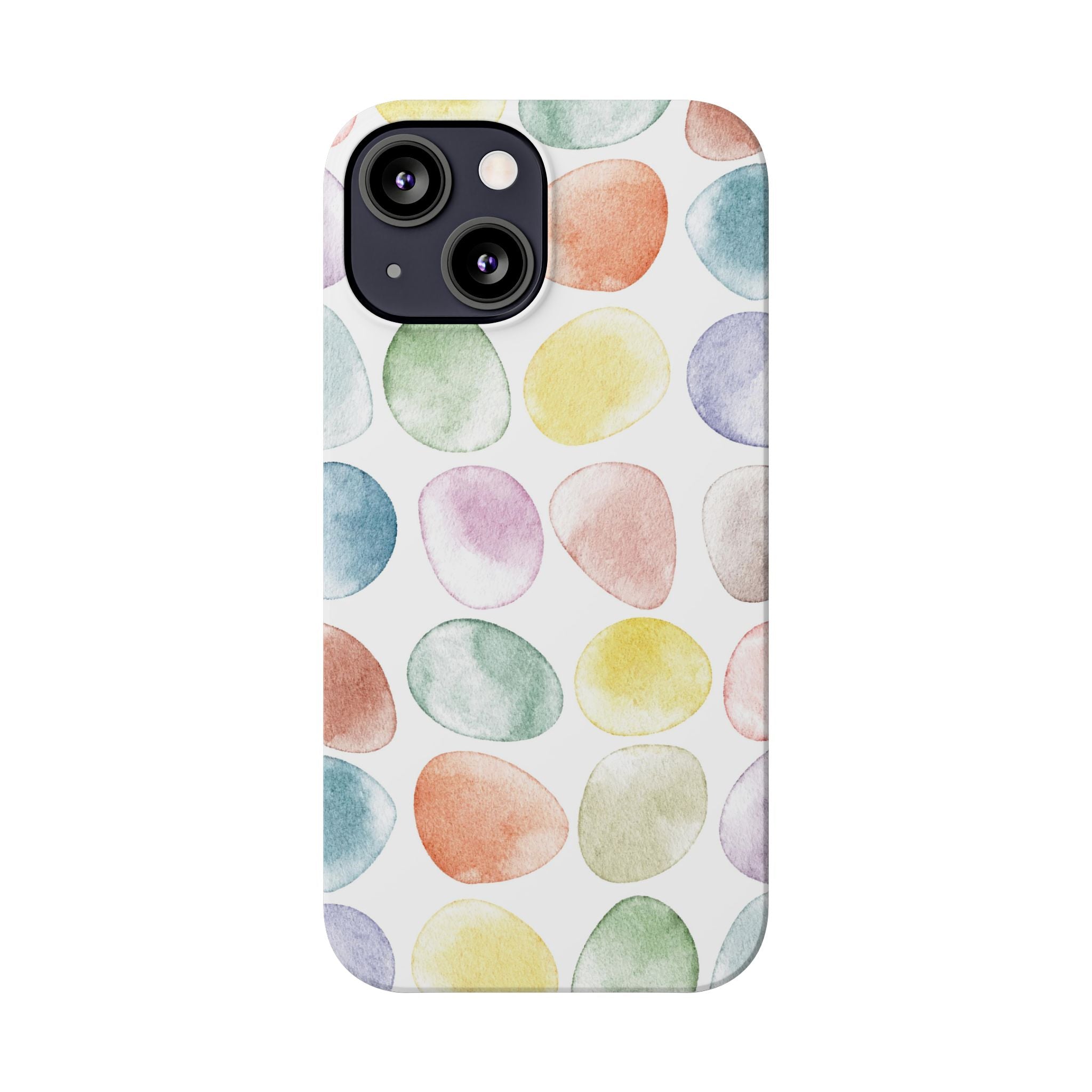 Colorful Watercolor Organic Circle Phone Cases