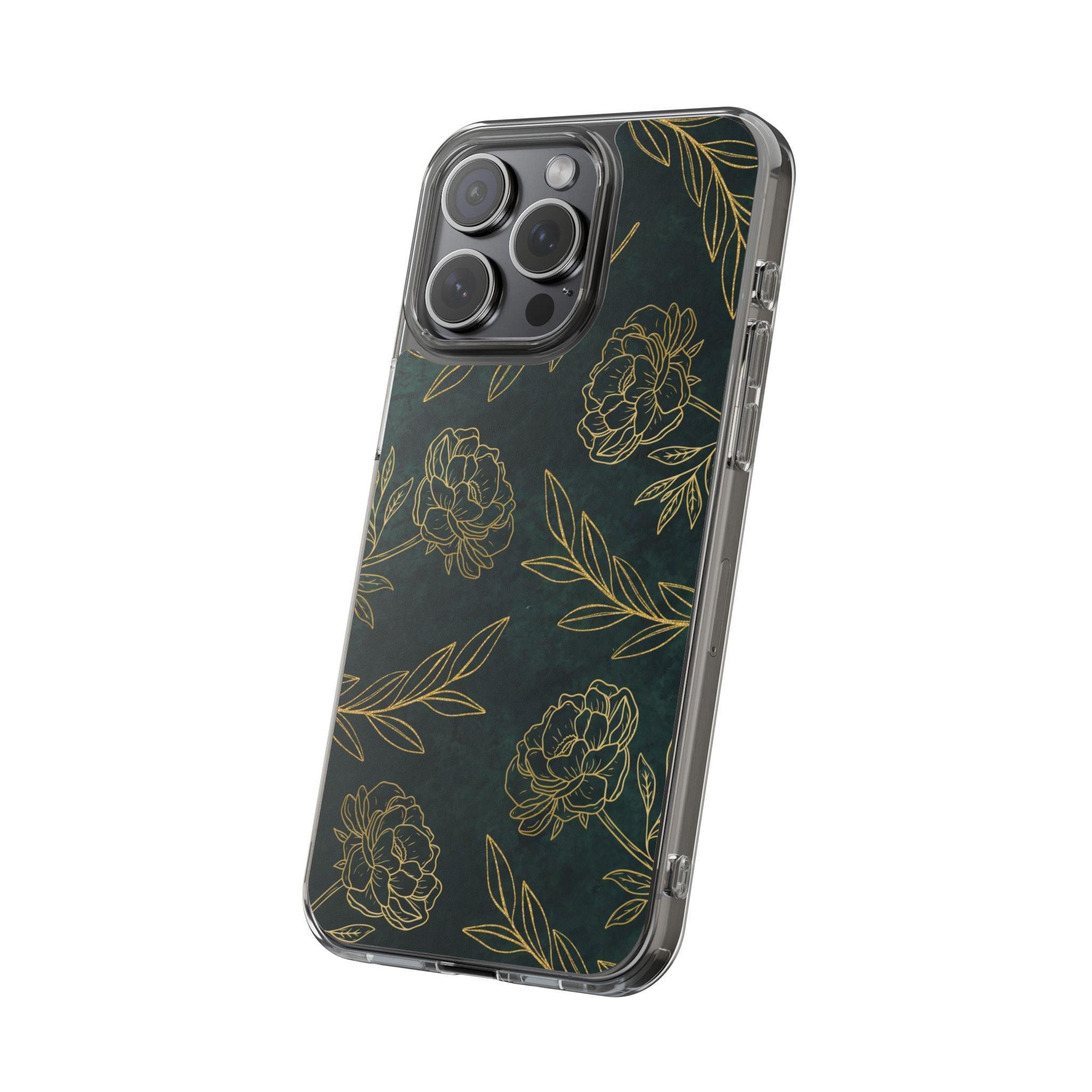 Floral Pattern Clear Cases