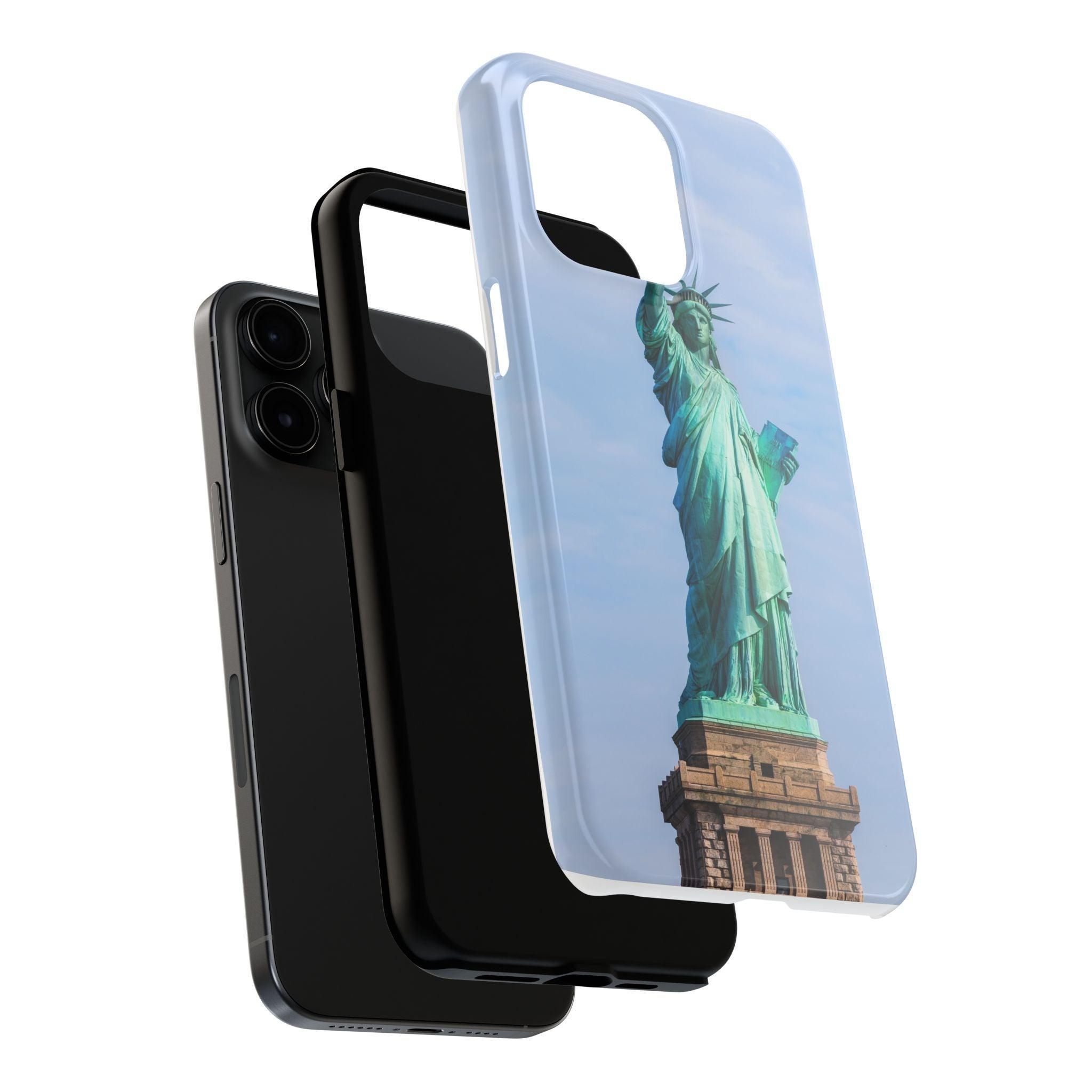 Statue of Liberty Printed Tough Phone Case - Iconic Freedom Design