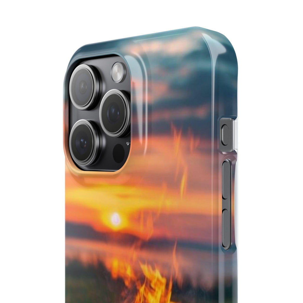 Woodland Fire Phone Case – Warmth of Nature’s Blaze on Your Device