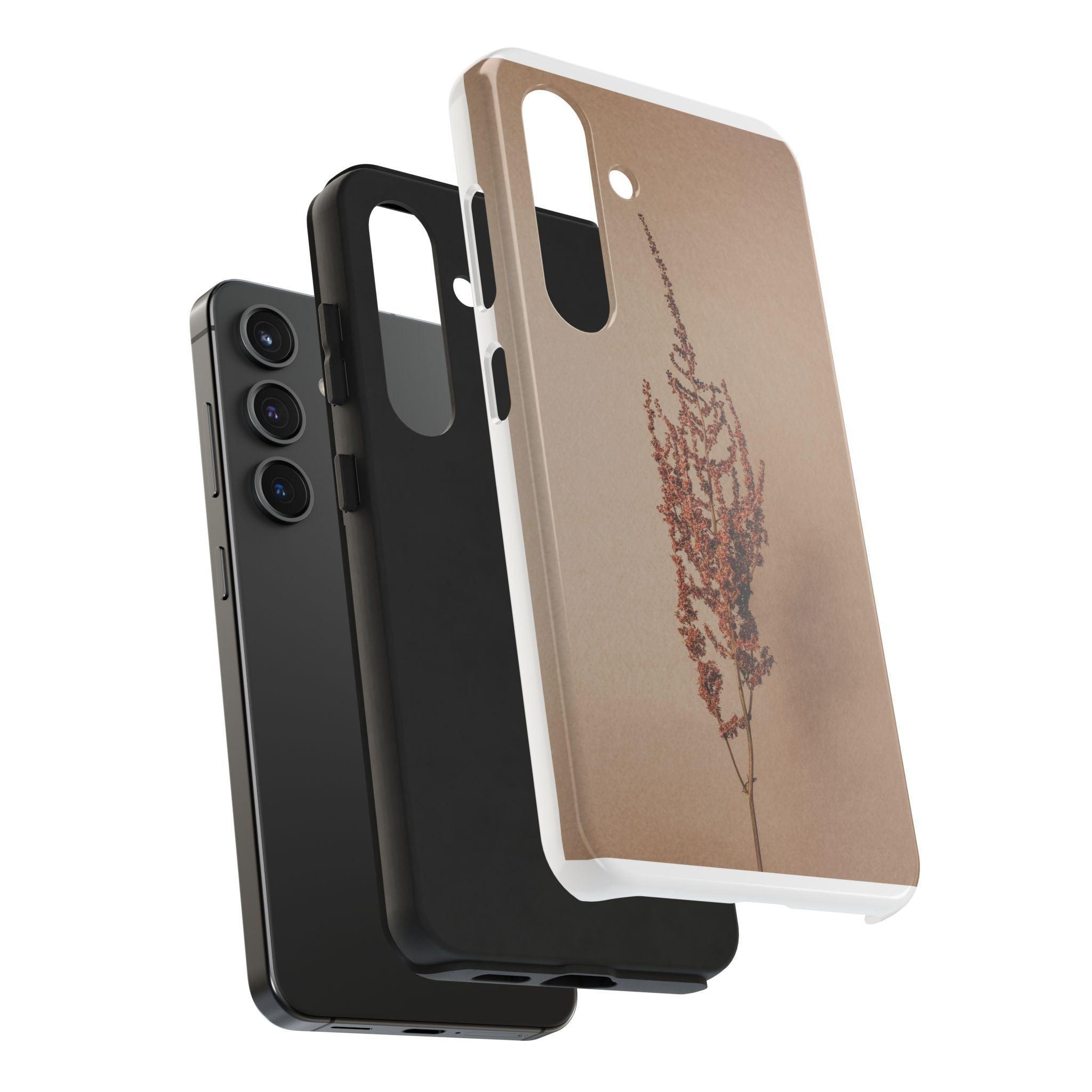 Brown Dry Leaf Tough Phone Cases