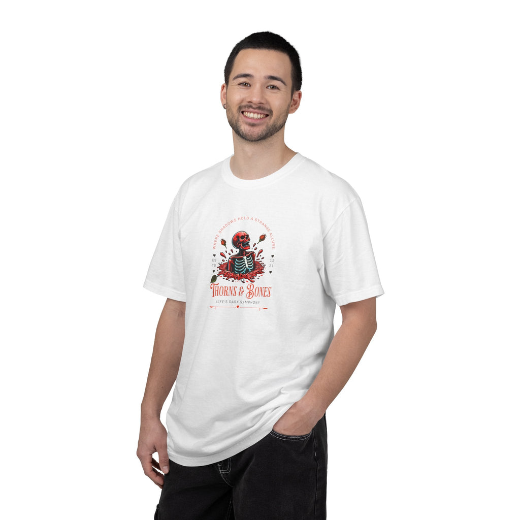 Skeleton Tee - Thorns and Bones Comfort Colors - DipaliZ
