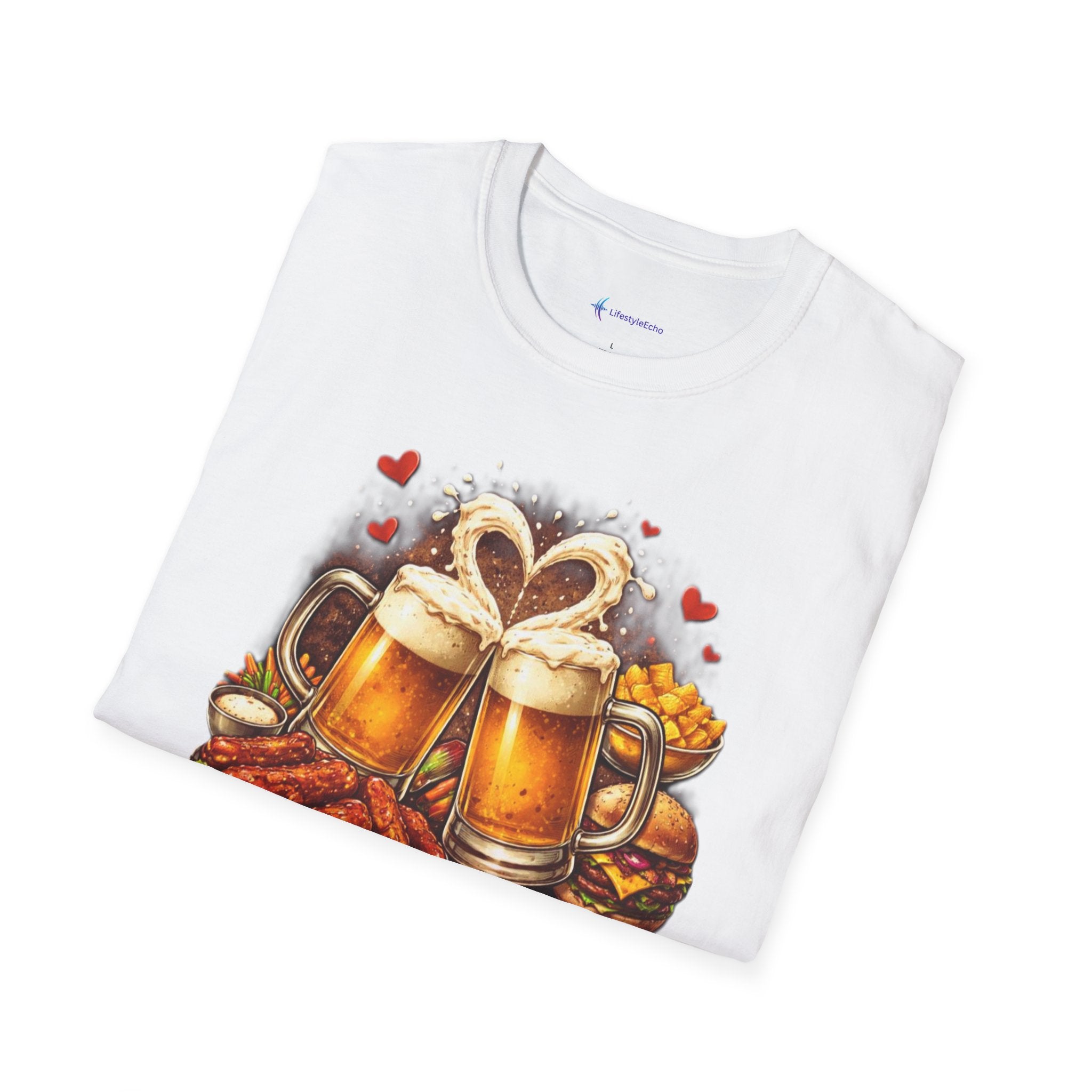 Food & Beer Valentine's T-Shirt - My One True Love