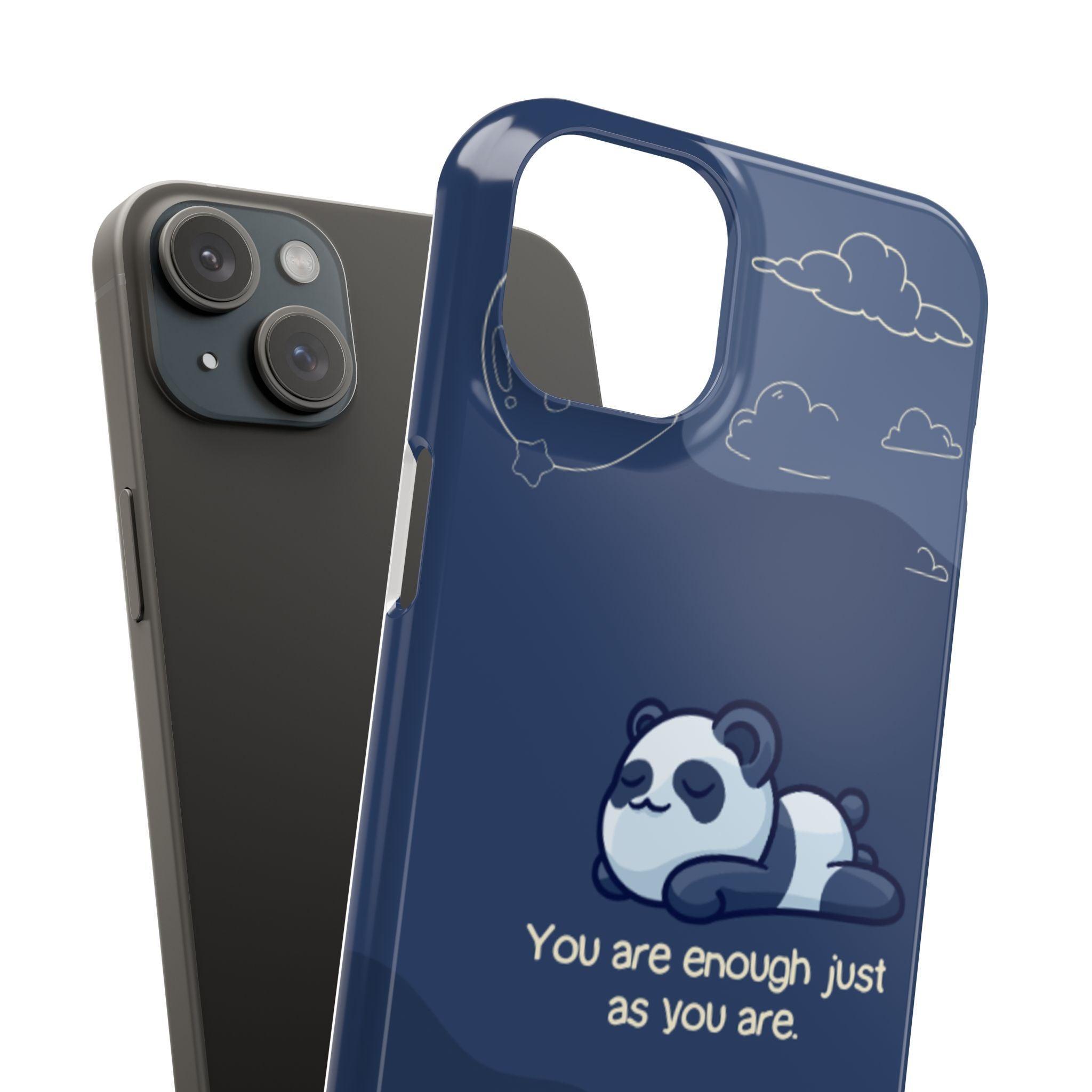 Panda Dreams Phone Case – Cozy Vibes & Inspiring Words