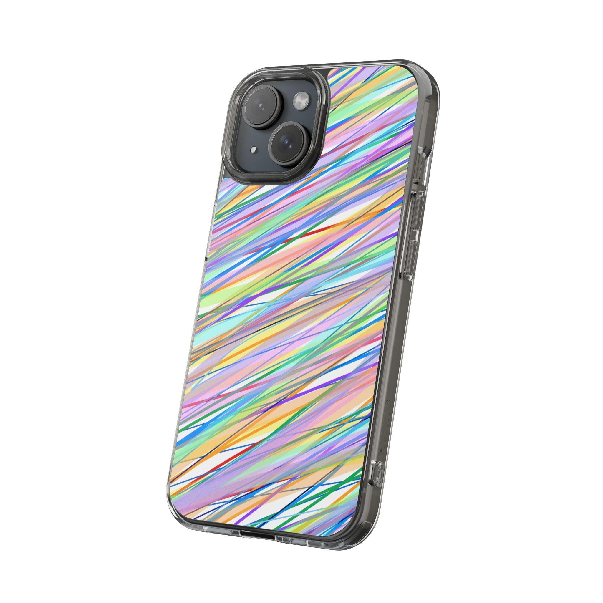 Threads Of Colors Clear Case