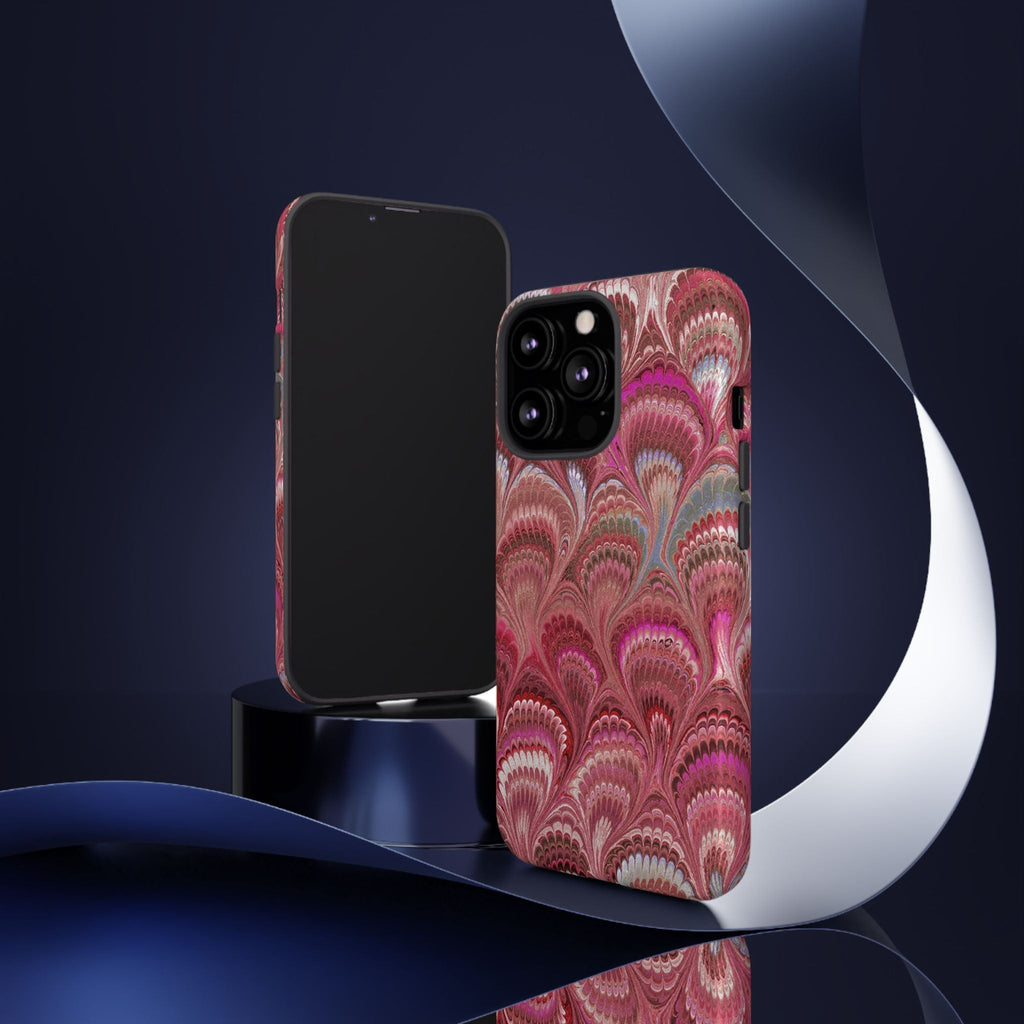 Shades of Pink Marbled Phone Case —  Dual Layer - Tough Protective Phone Cover