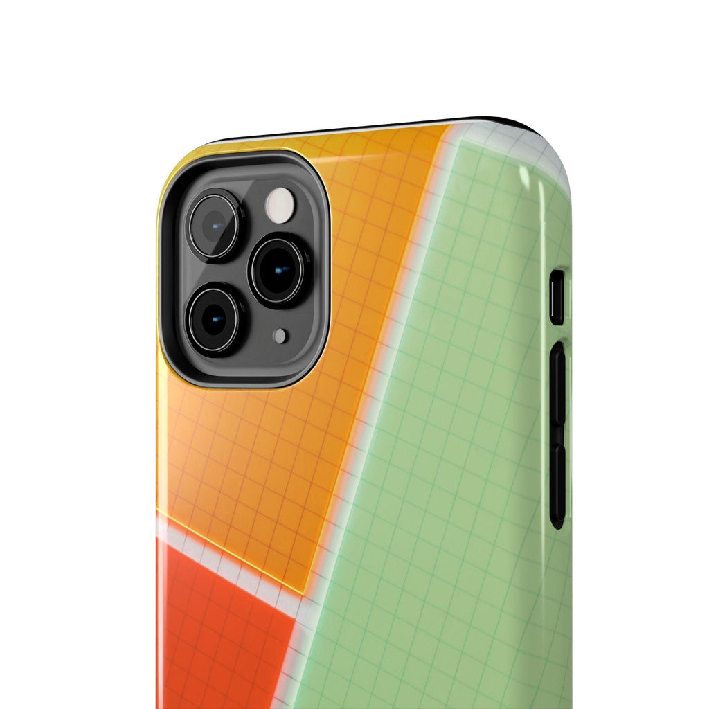 Four Colors Blocks With Shades Tough Phone Cases