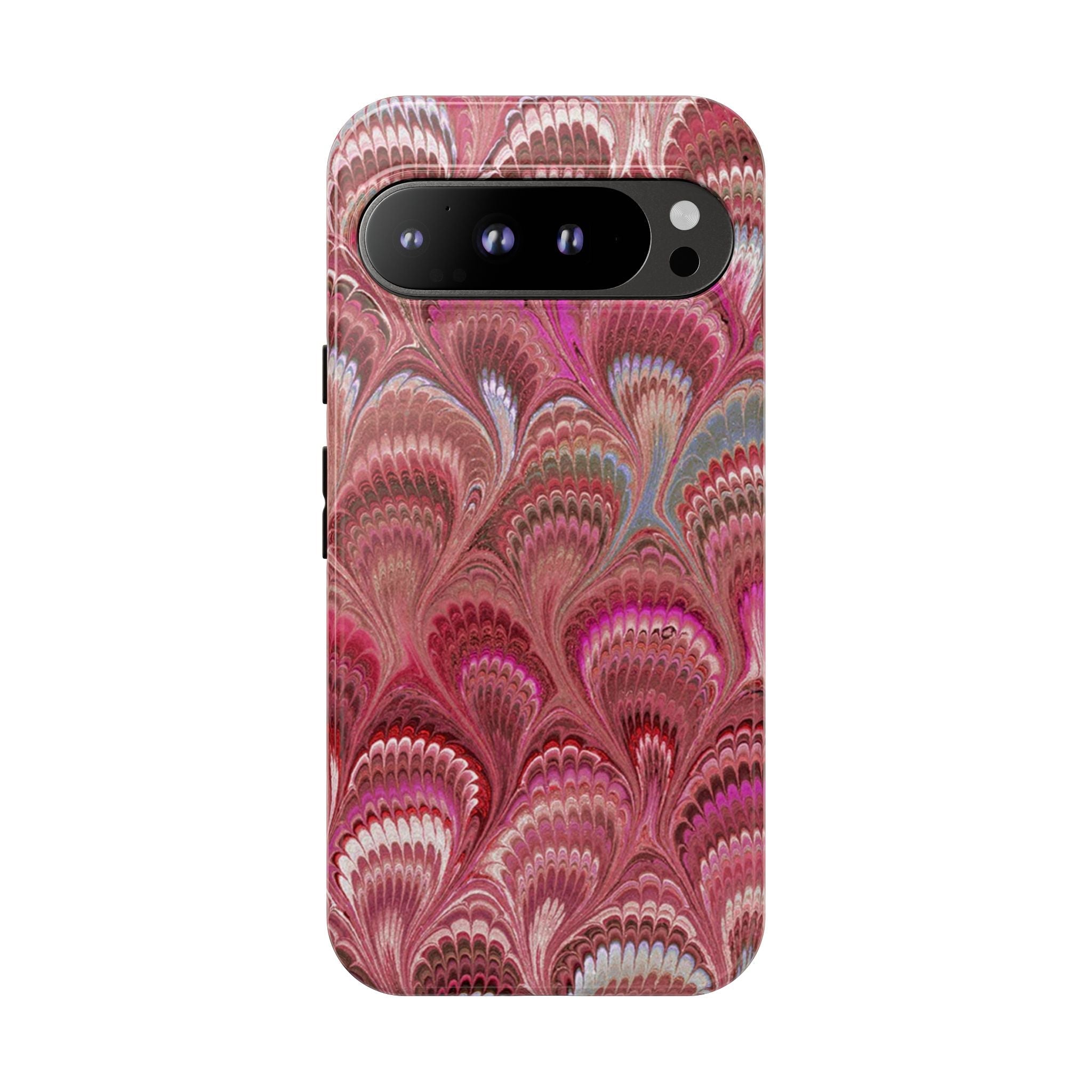 Shades of Pink Marbled Phone Case —  Dual Layer - Tough Protective Phone Cover