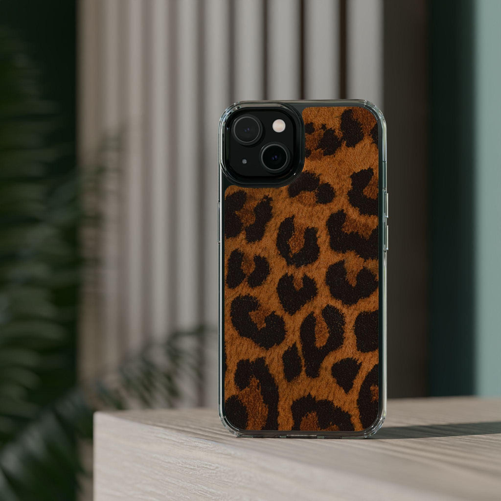 Clear Cases Cheeta Print