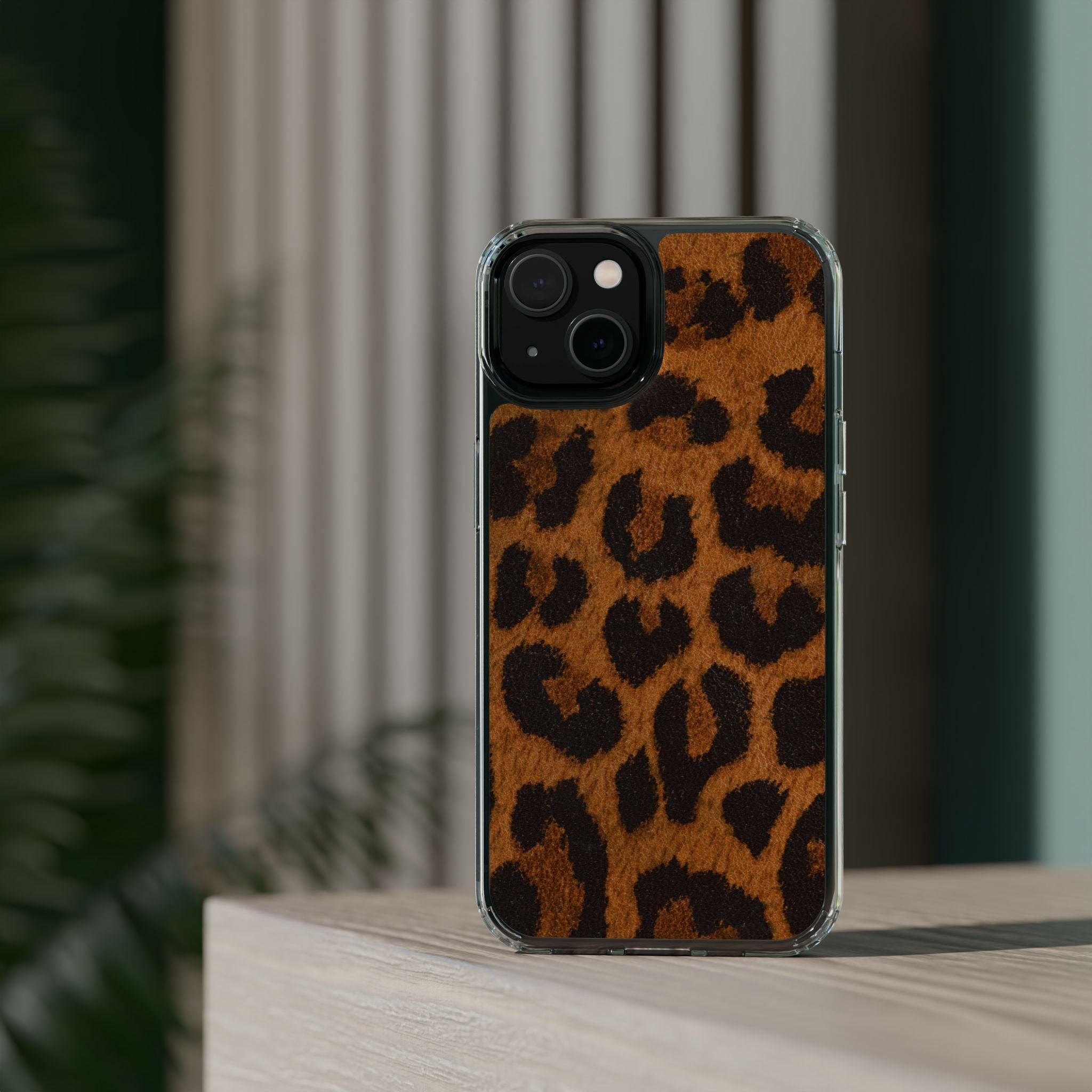 Clear Cases Cheeta Print