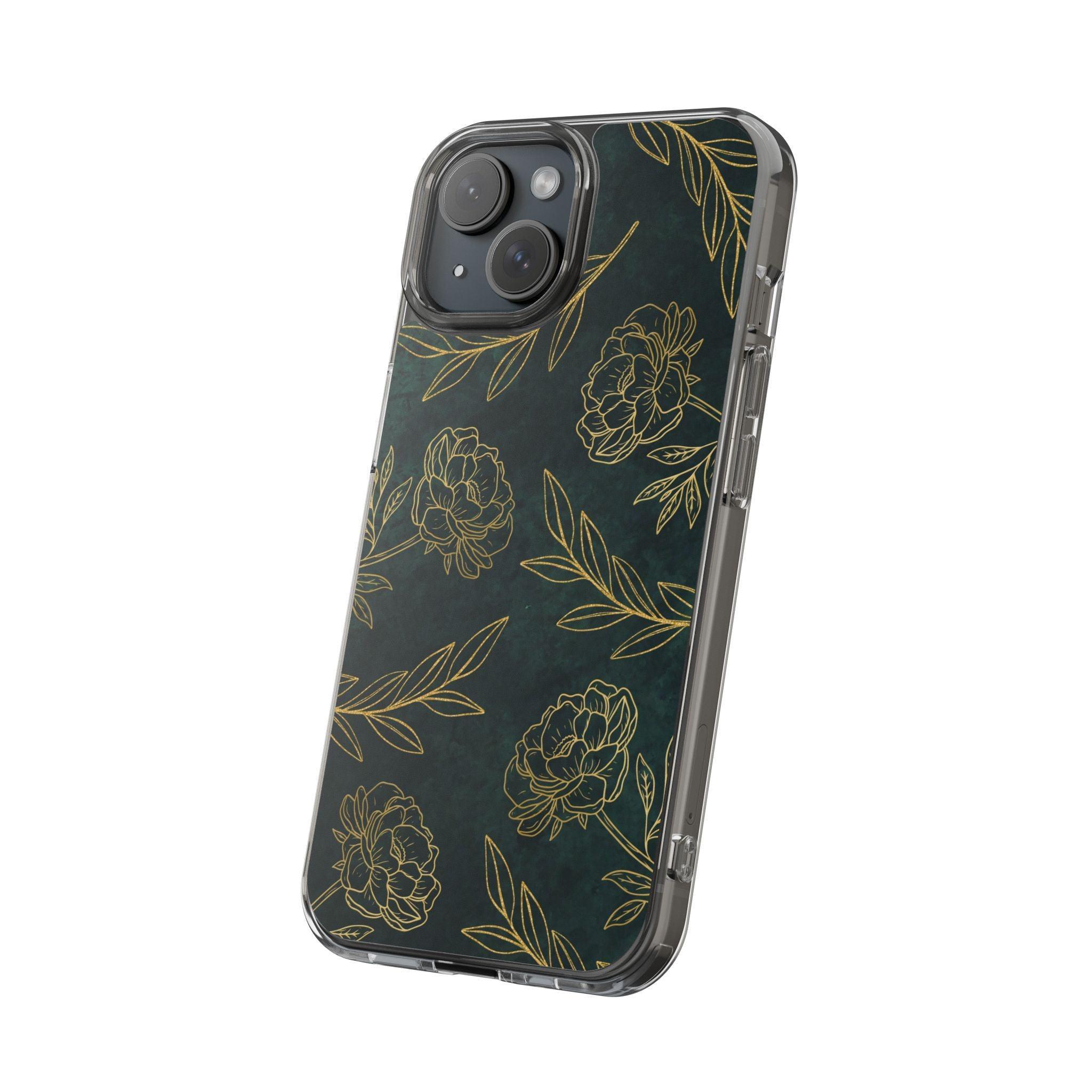 Floral Pattern Clear Cases