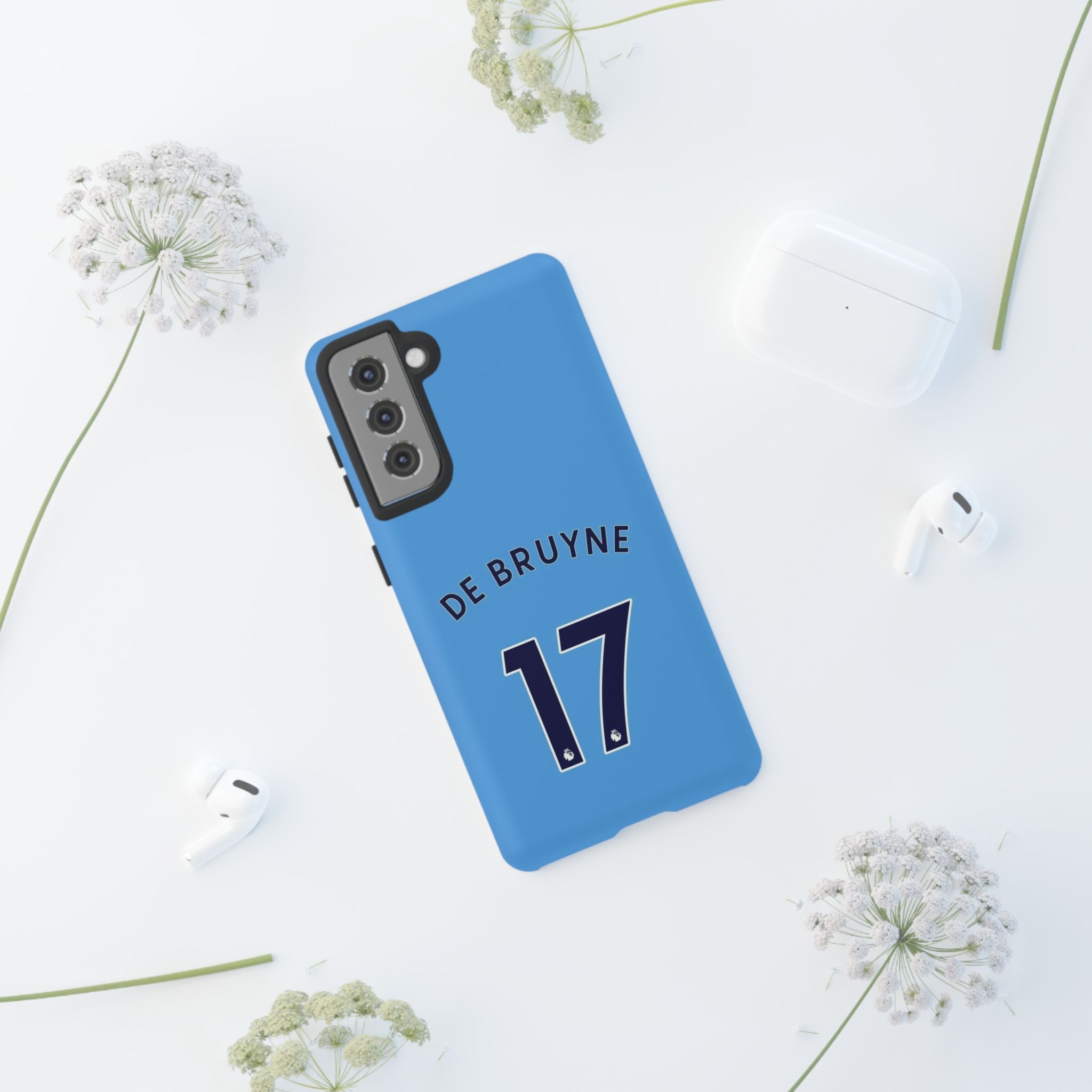 Kevin De Bruyne VisionGuard – Enhanced Protection & Sleek Design | Fits iPhone 8–16 Pro Max & Galaxy S10–S25 Ultra