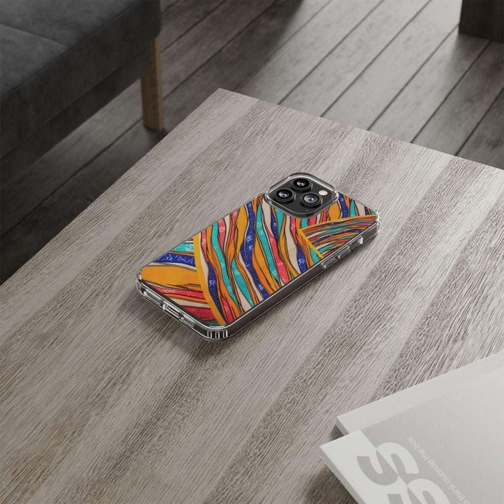 Clear Cases Stripes of  Powerful Colors