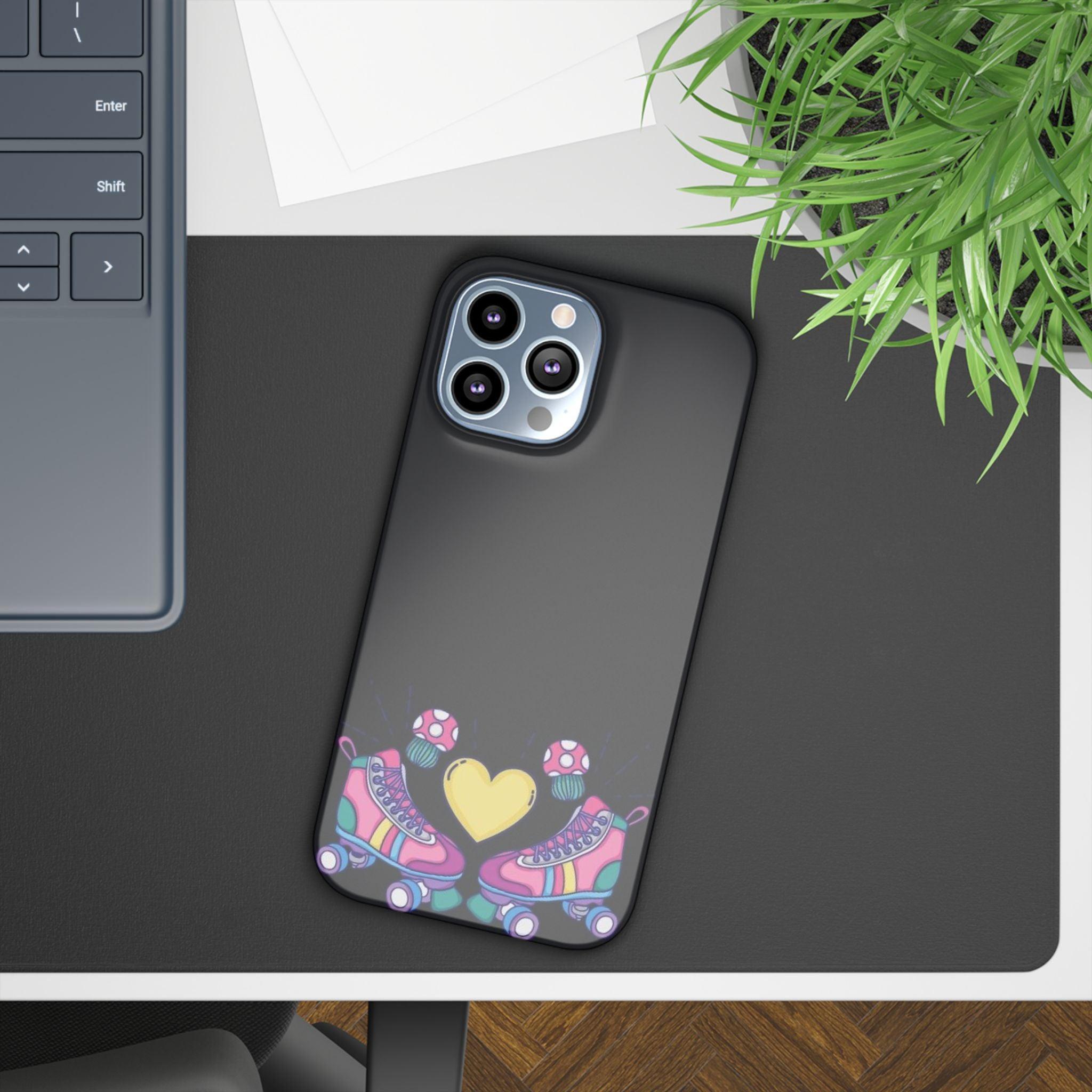 Skater's Heart Phone Case – Glide with Love Everywhere
