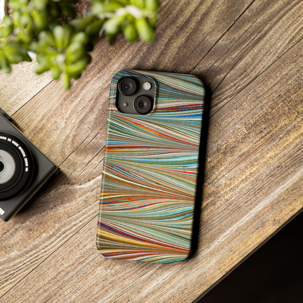Florentine Multi-Colored Marbled Phone Case