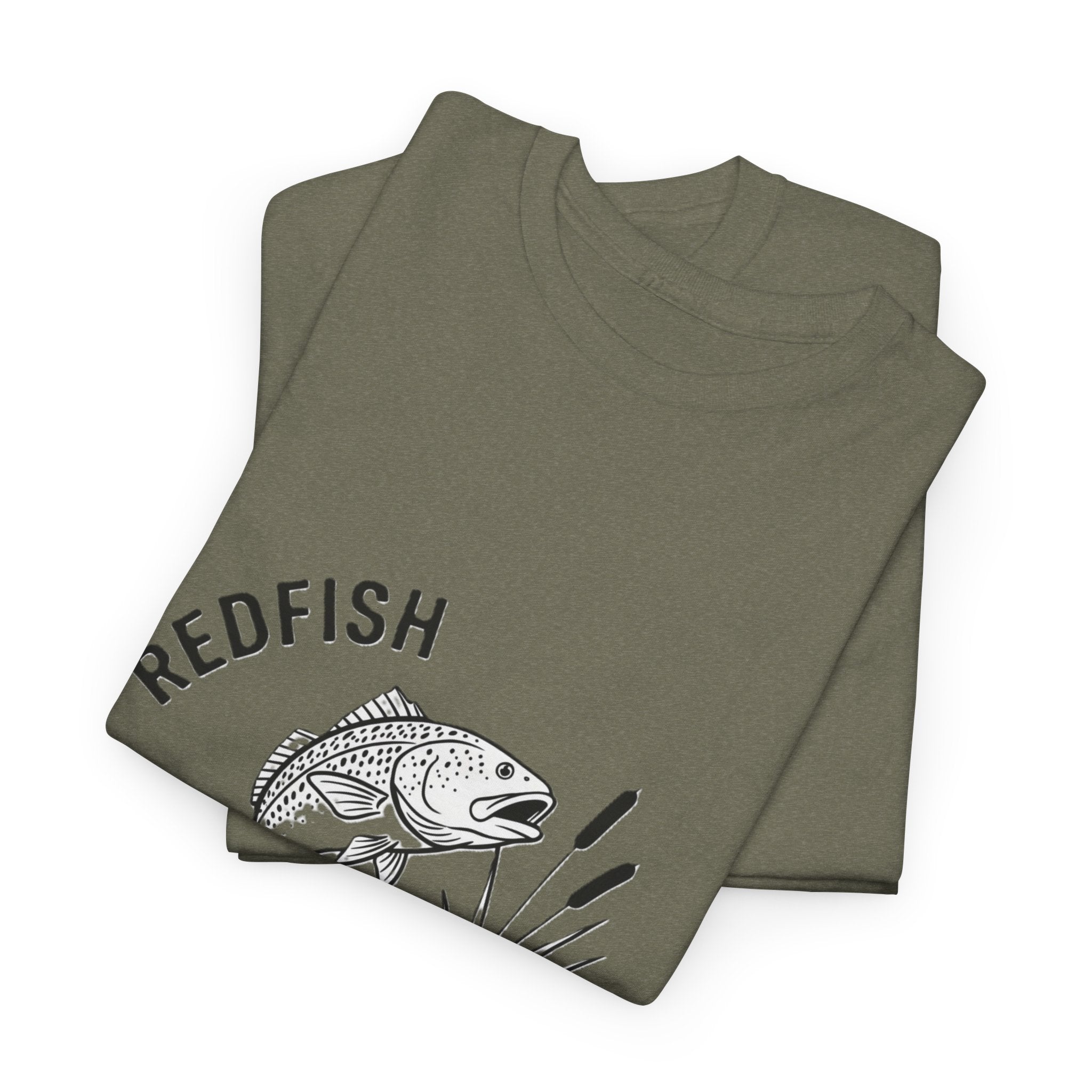 Fishing Red Fish T-Shirt — Vintage Angler Tee