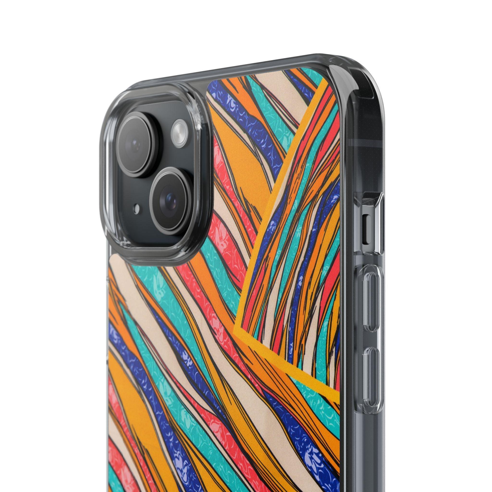 Clear Cases Stripes of  Powerful Colors