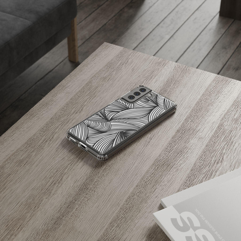 Black and White Illusion Clear Cases