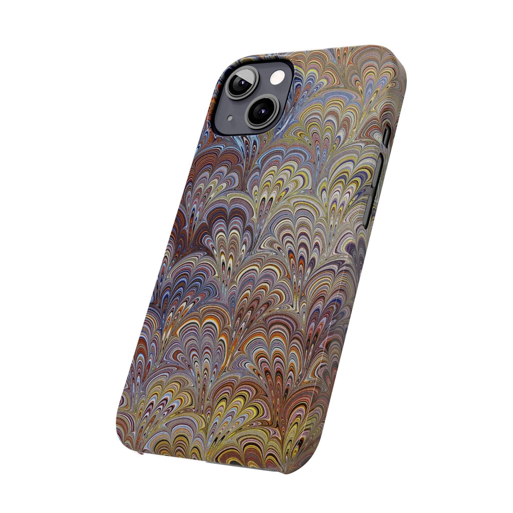Italian Marbled Design, Multi-Colored Pallet, Slim Phone Cases, Case-Mate