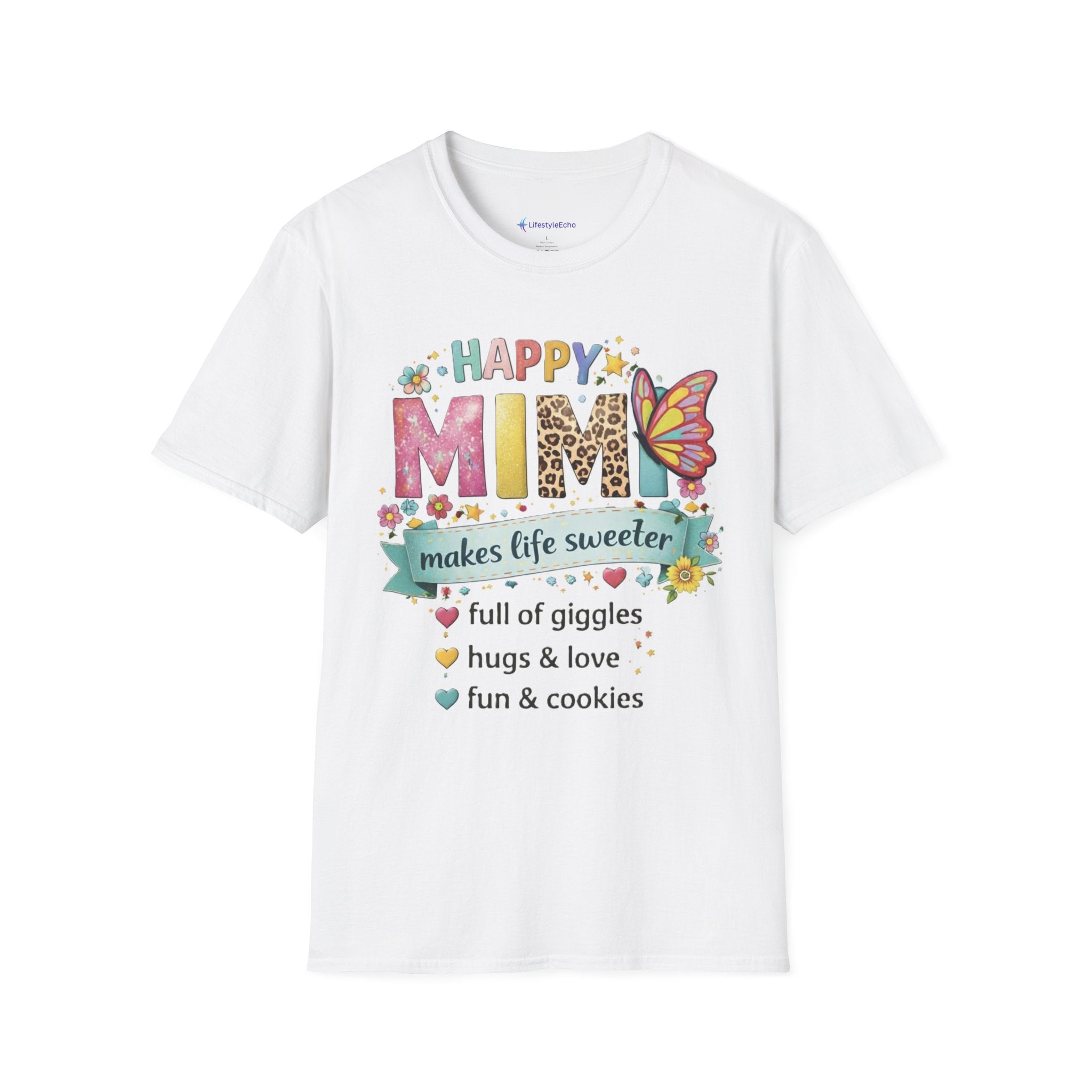 Happy Mimi T-Shirt – "Mimi Makes Life Sweeter" Grandma Gift Tee