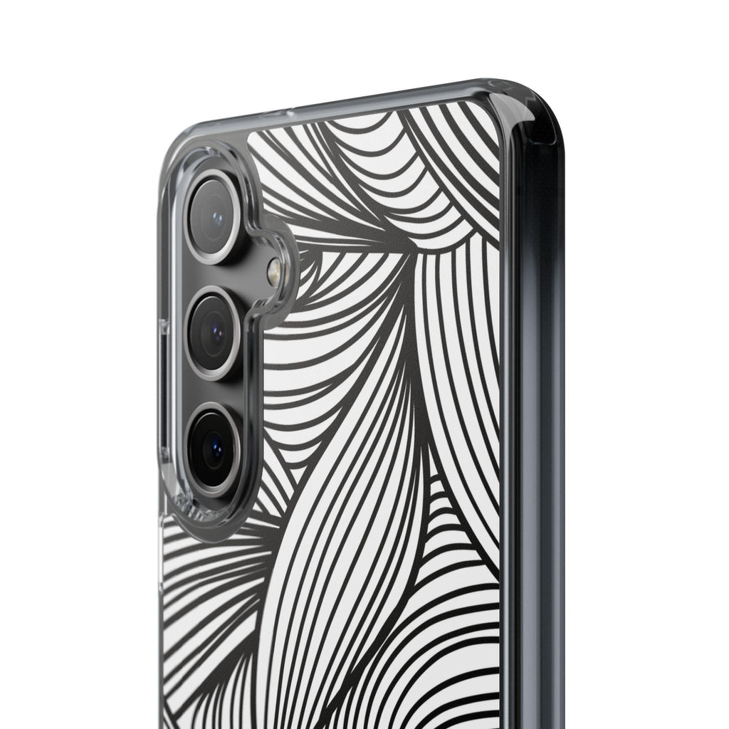 Black and White Illusion Clear Cases