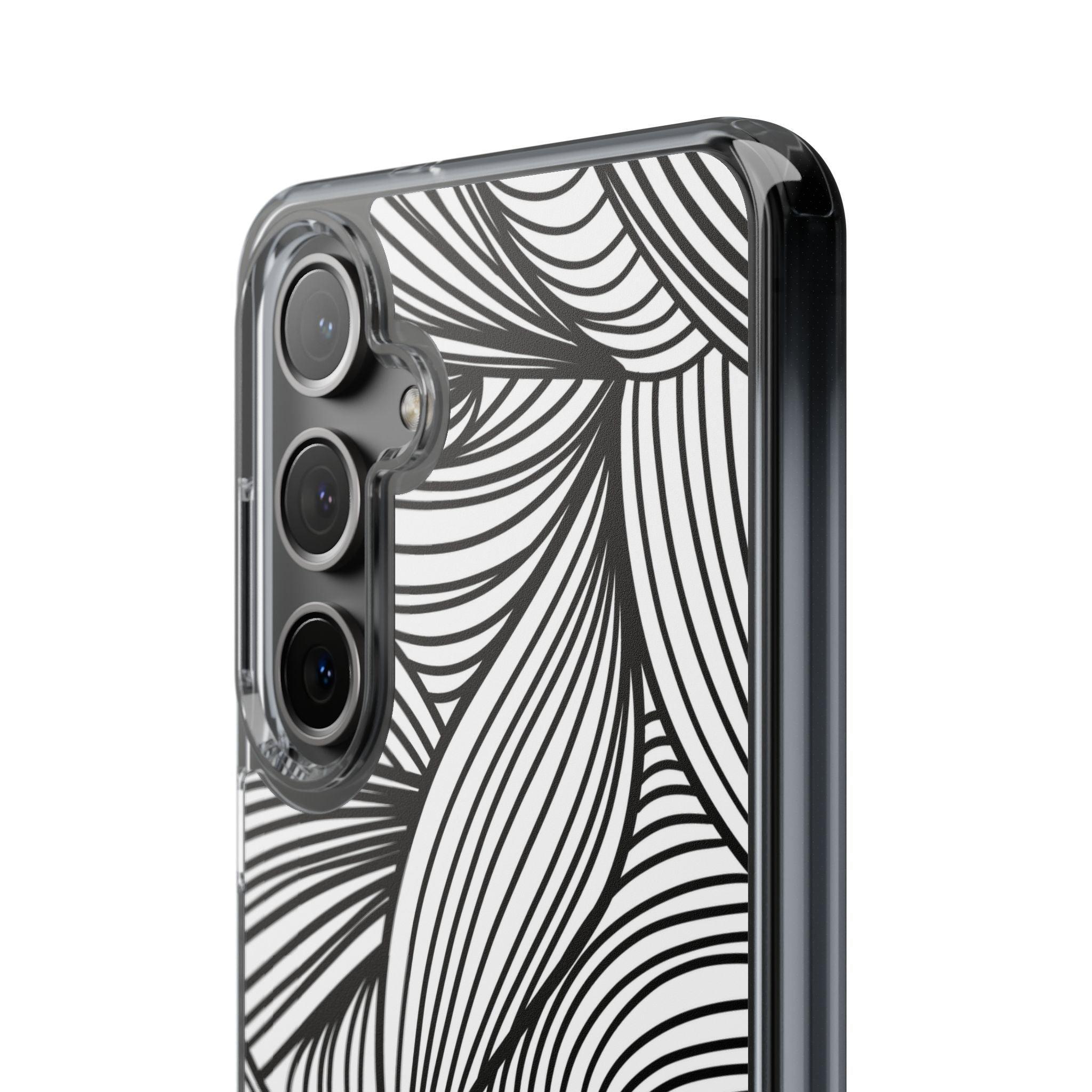 Black and White Illusion Clear Cases