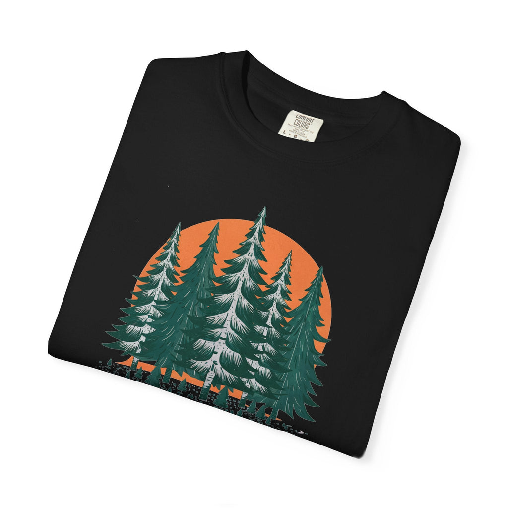 Forest T-Shirt - Conifer Trees Adventure Tee - DipaliZ