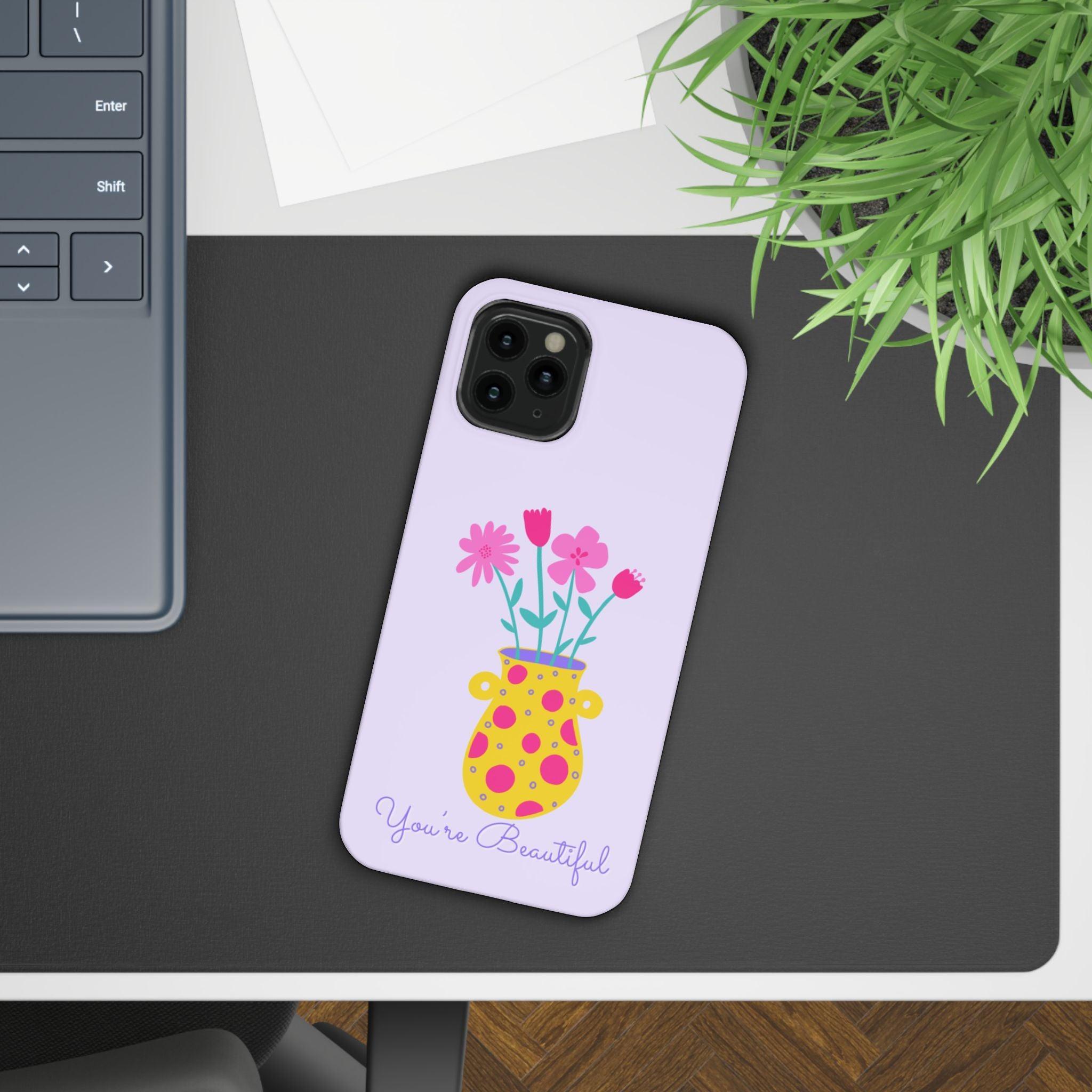 Floral Pot Phone Case – Bloom with Style Everywhere You Go