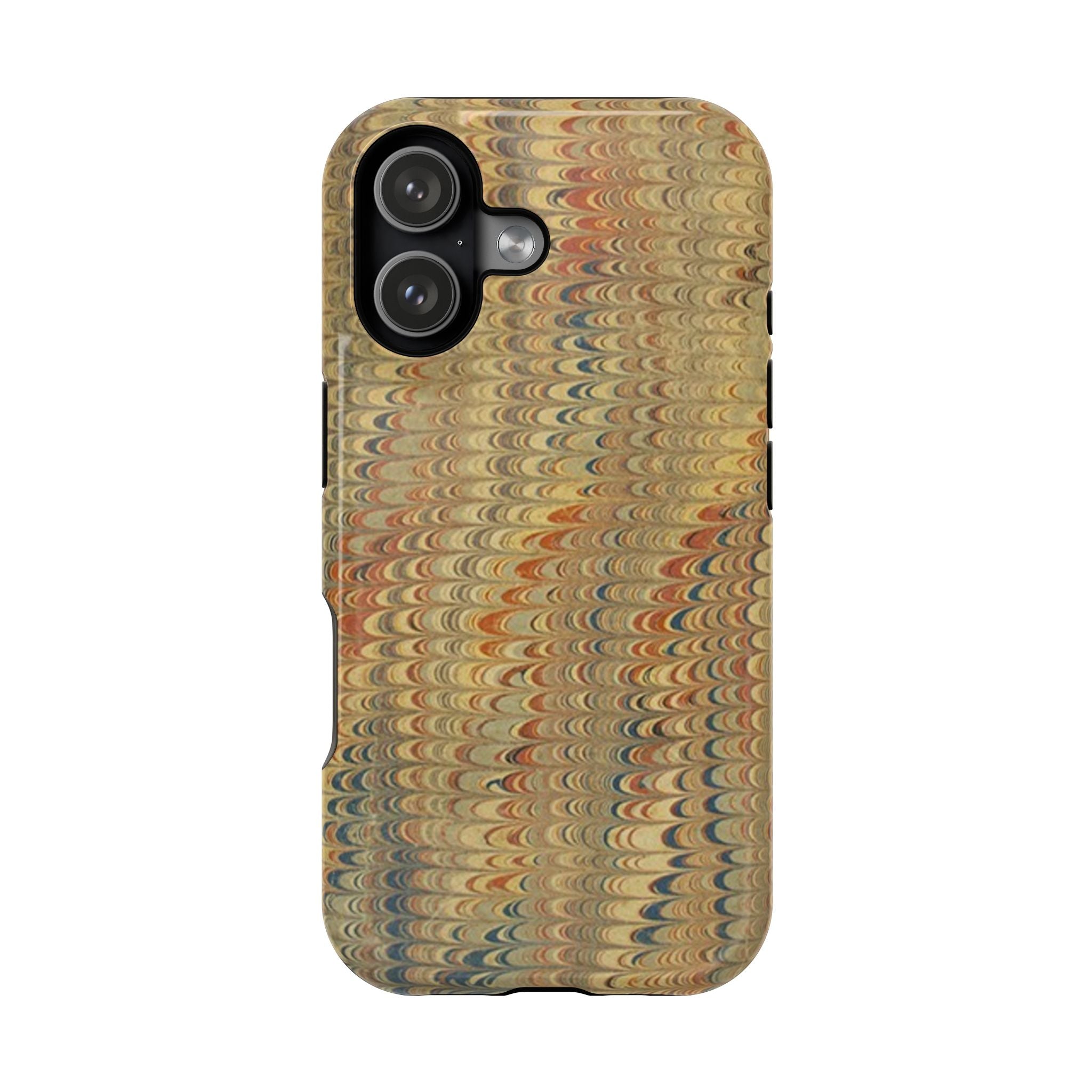 Golden Marbled Durable Phone Case - Dual Layer - Matte or Glossy