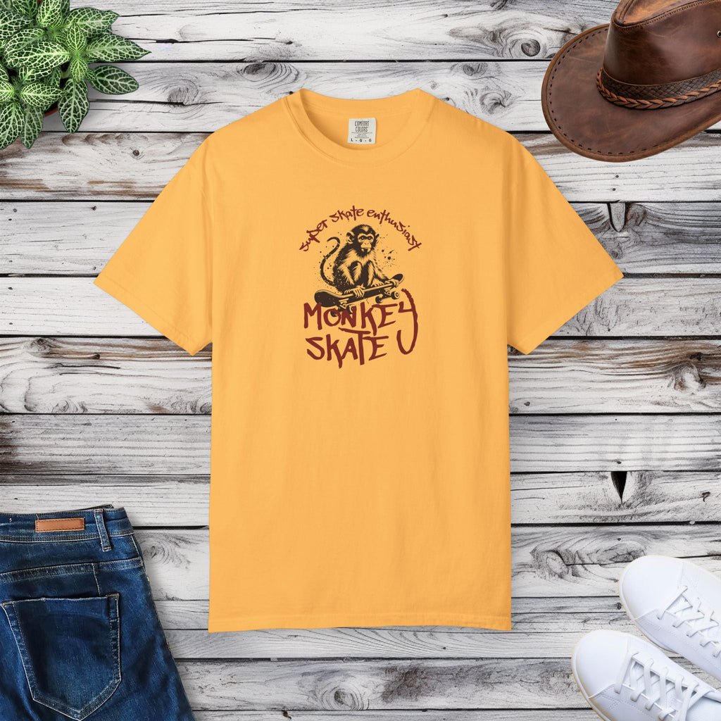 Super Cozy Cotton Tee - Skate Monkey Ultimate Comfort - DipaliZ