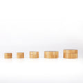 Premium bamboo cream bottle