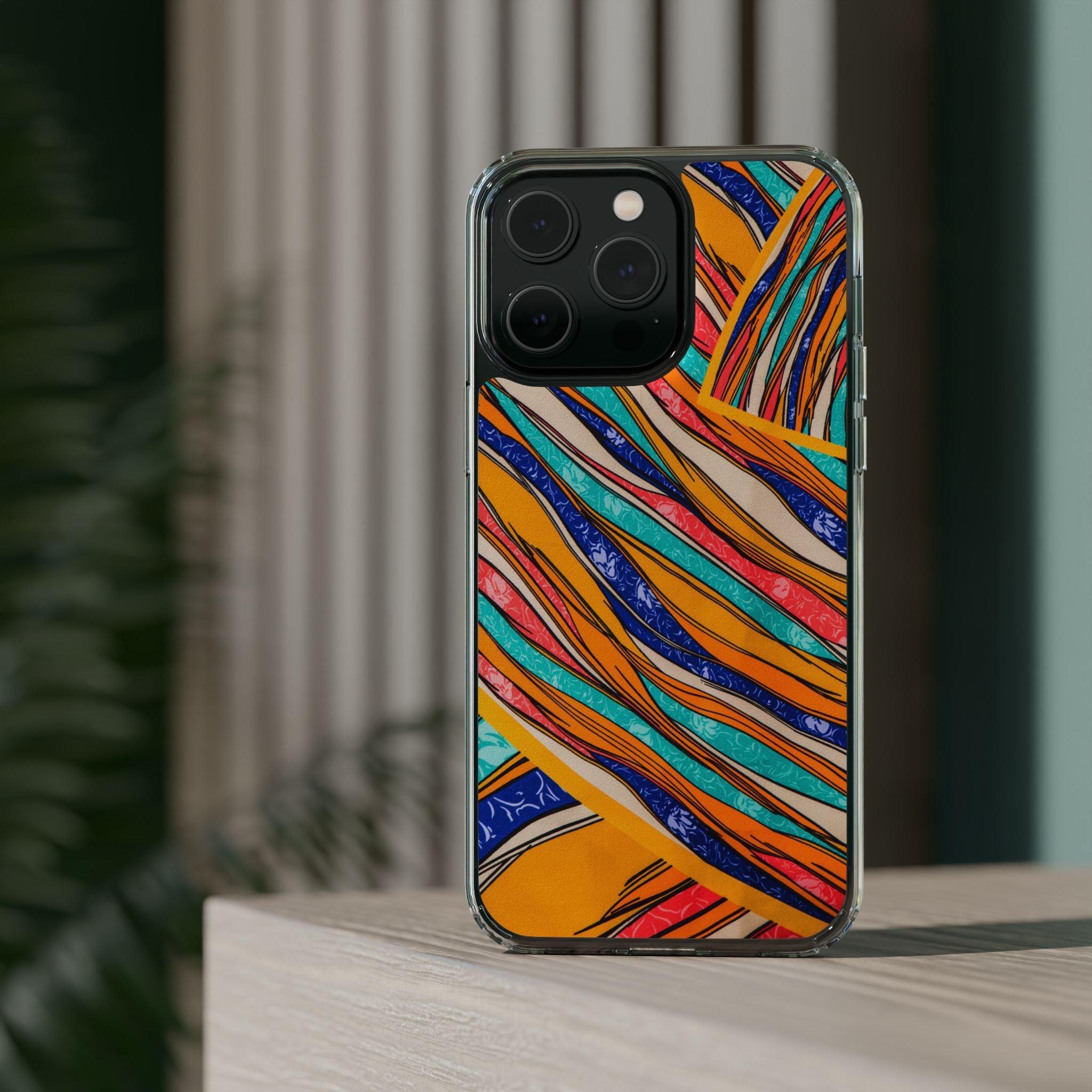 Clear Cases Stripes of  Powerful Colors