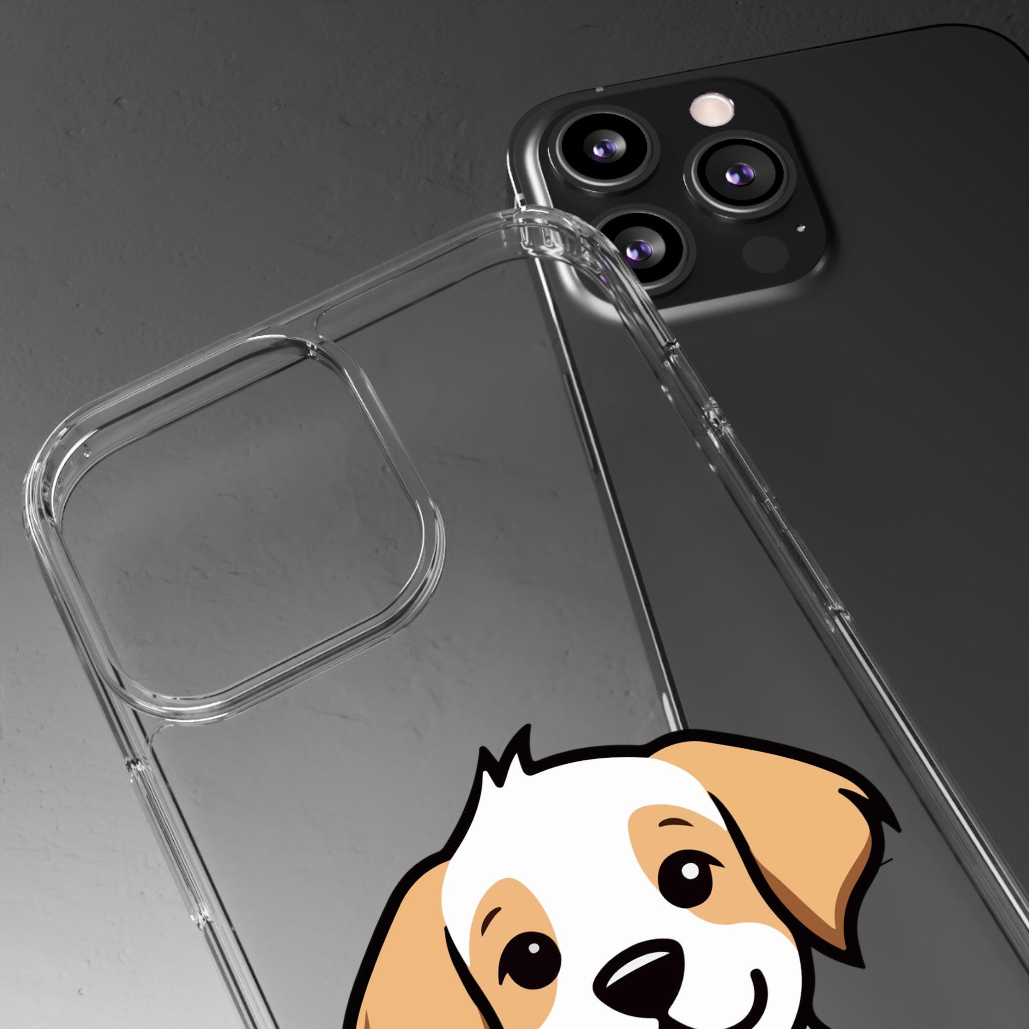 Clear Cases With Dog Printed