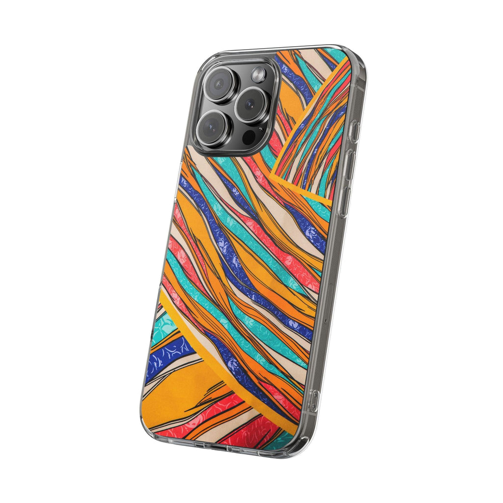 Clear Cases Stripes of  Powerful Colors