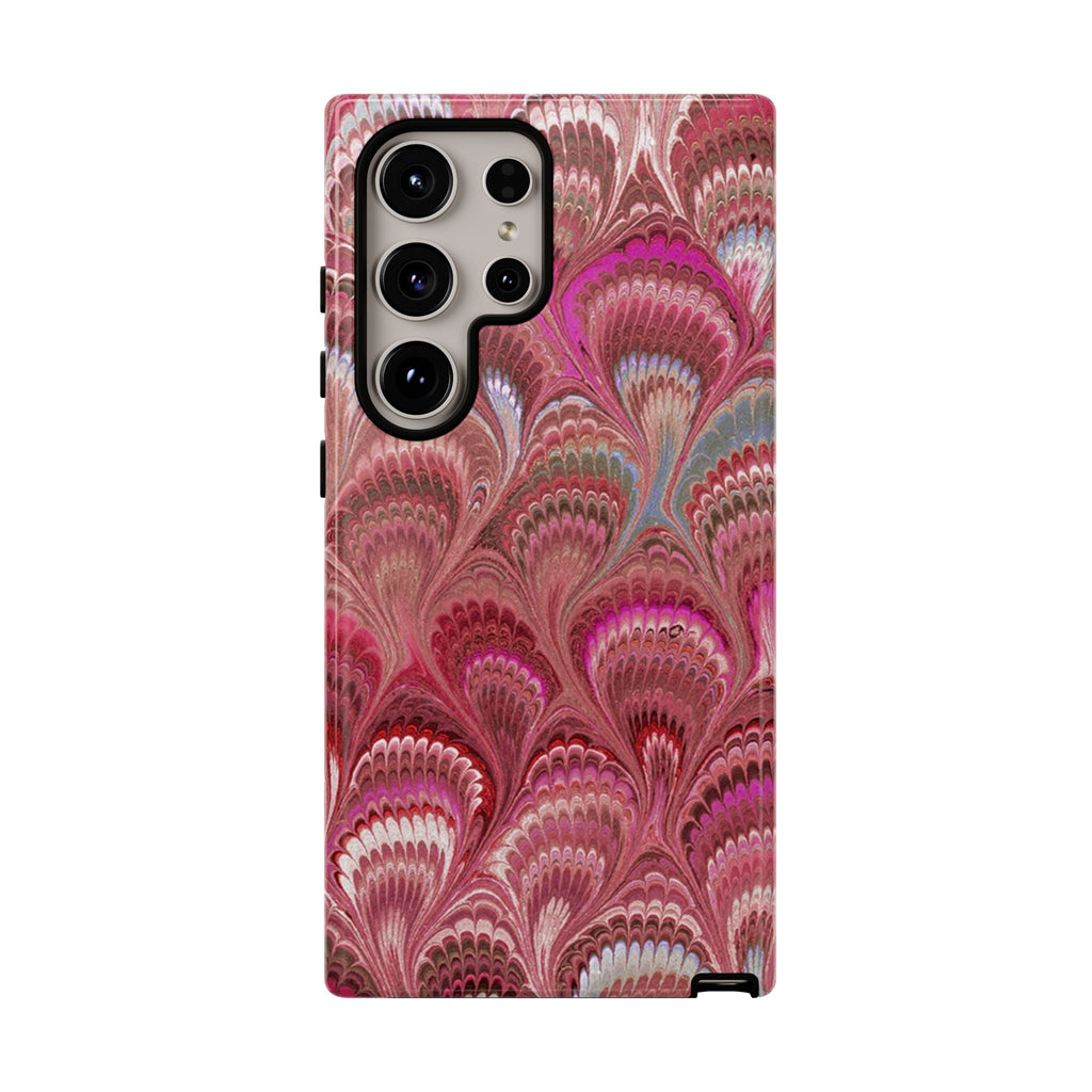 Shades of Pink Marbled Phone Case —  Dual Layer - Tough Protective Phone Cover