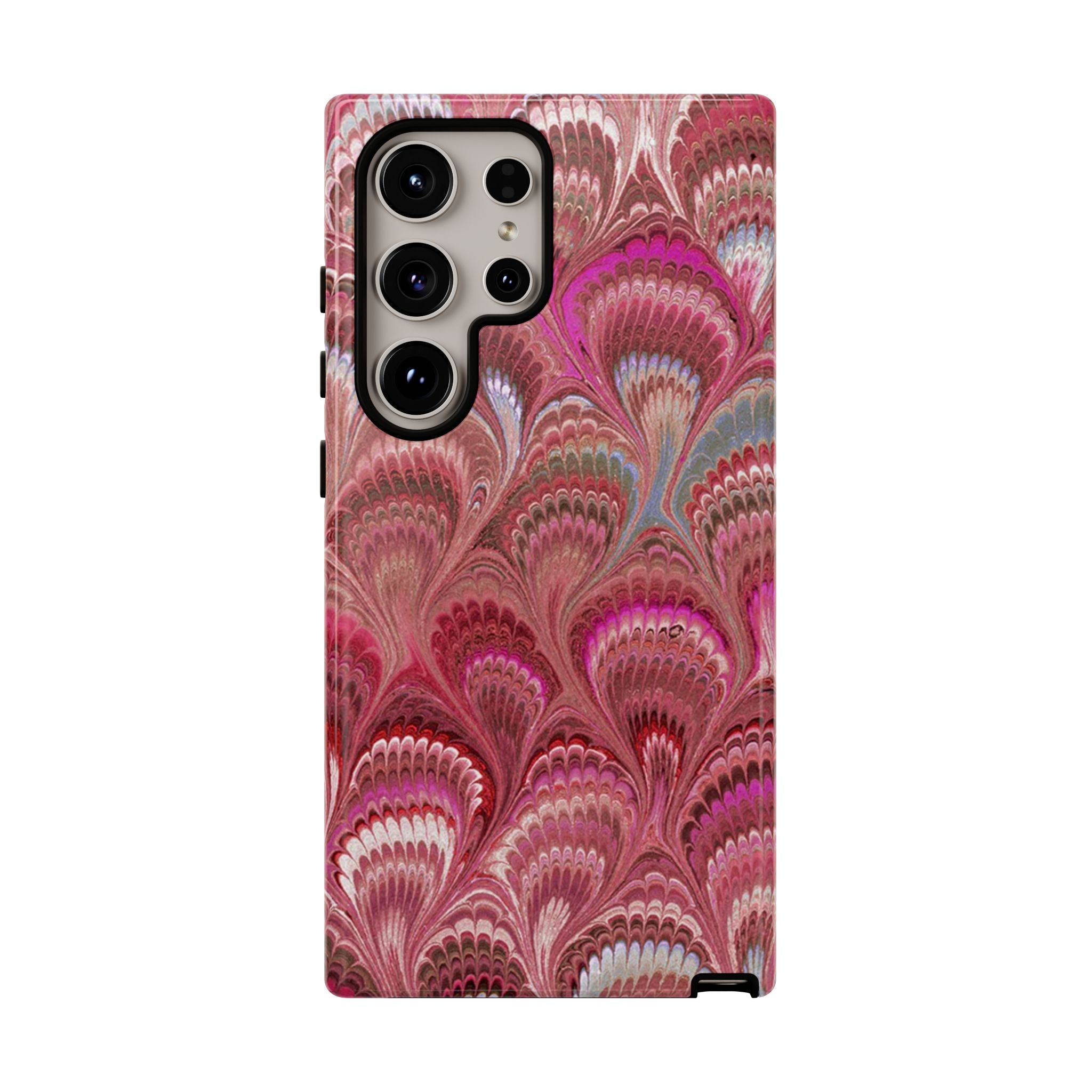 Shades of Pink Marbled Phone Case —  Dual Layer - Tough Protective Phone Cover