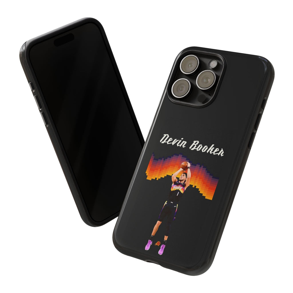 Devin Booker Precision Blaze Series – Dual-Layer ShockGuard Protection | Fits iPhone 8–16 Pro Max & Samsung Galaxy S10–S25 Ultra