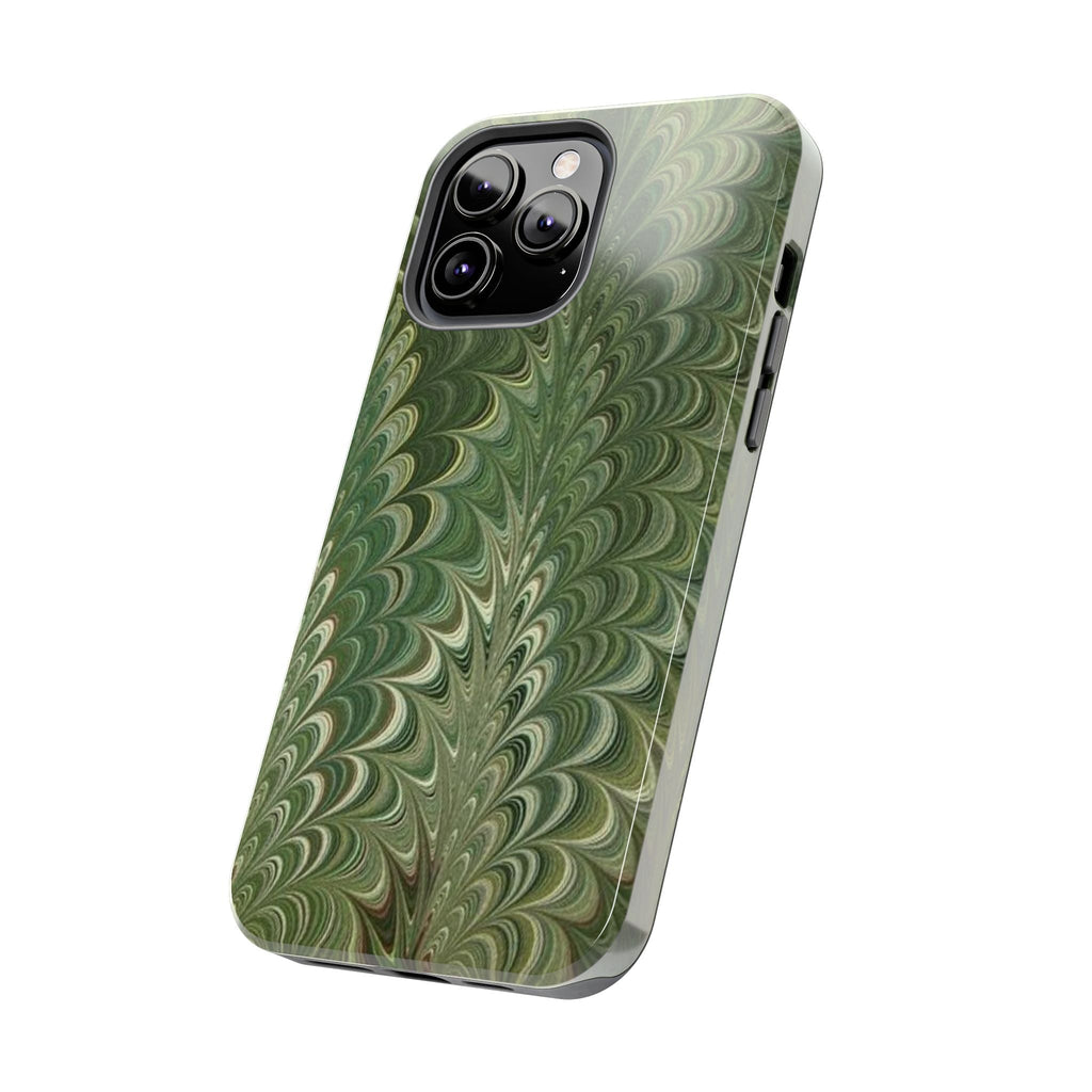 Deep Green Marble Italian Durable Phone Case
