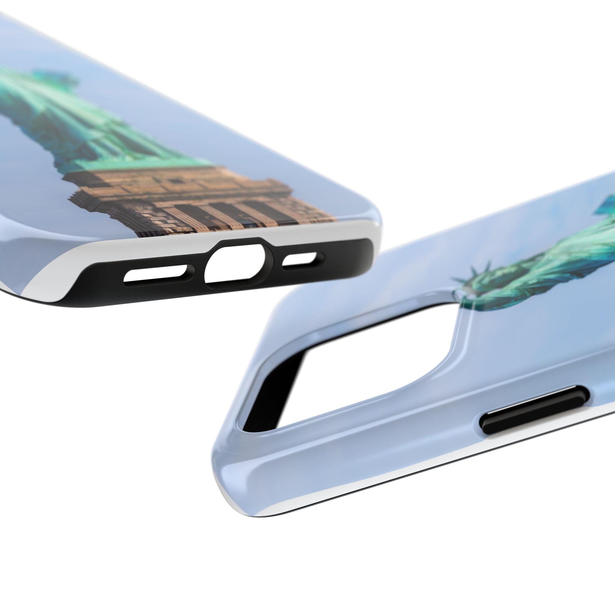 Statue of Liberty Printed Tough Phone Case - Iconic Freedom Design