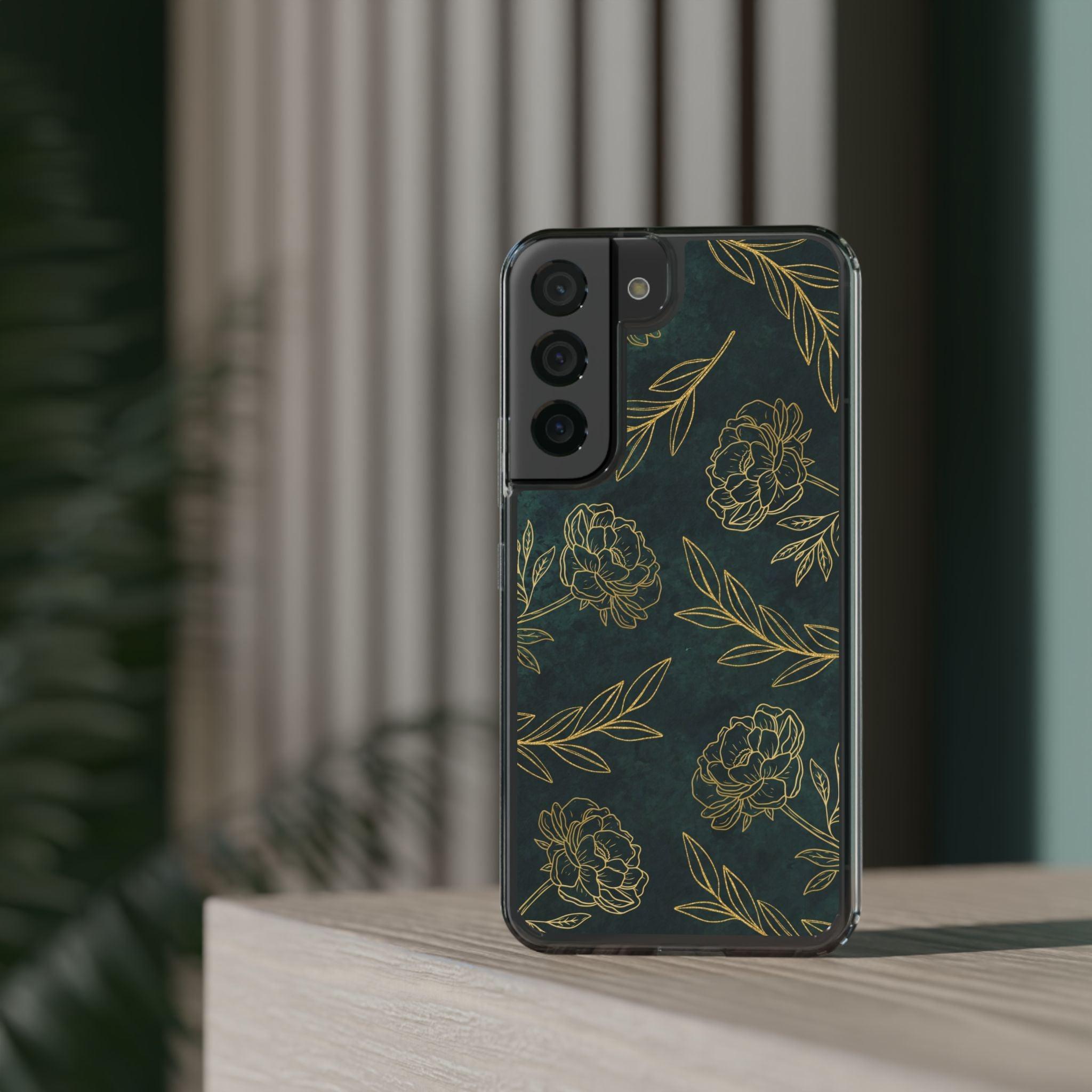 Floral Pattern Clear Cases