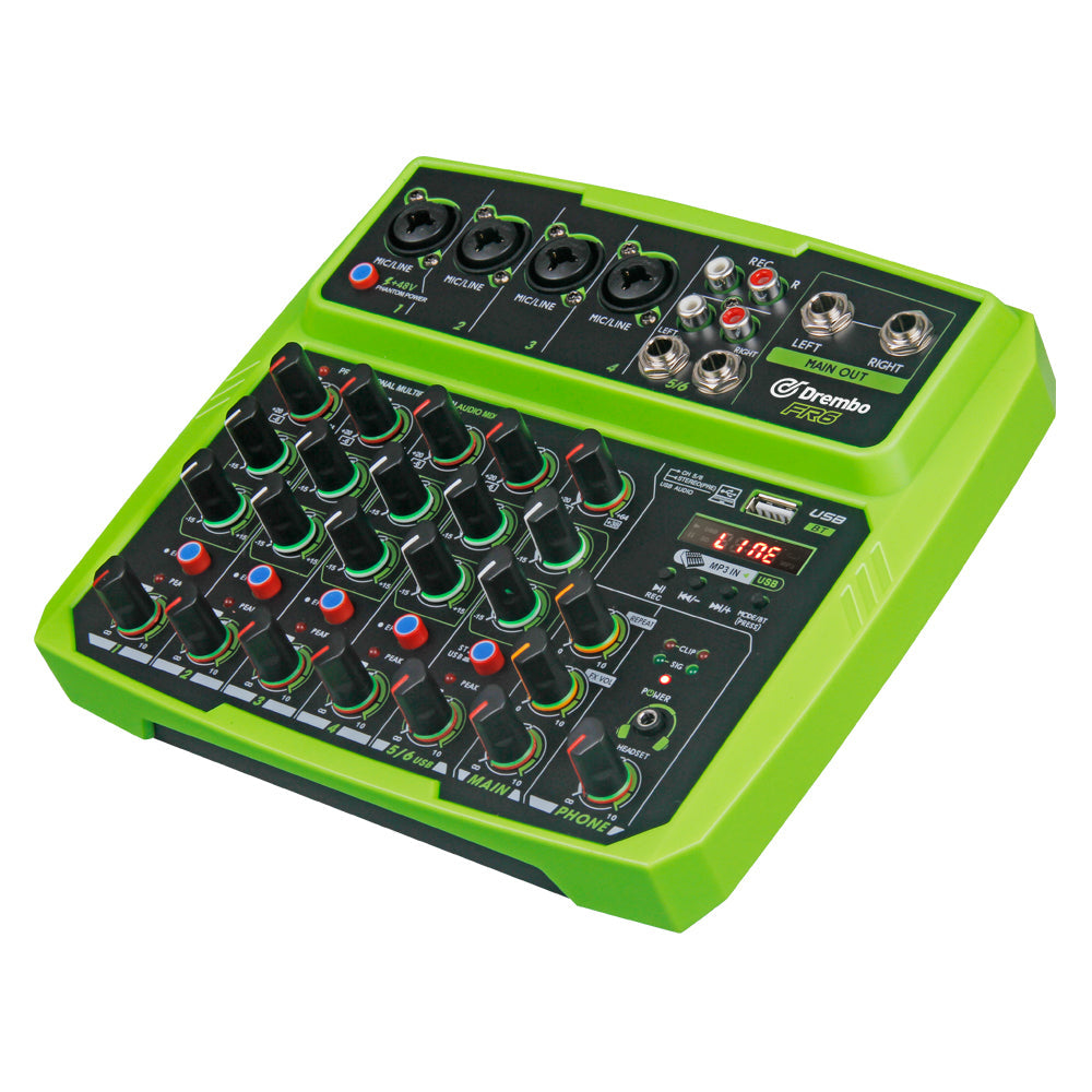 Live Recording Home Stage USB Mini Mixer FR4 6 Bluetooth Reverberation Recording Mixer