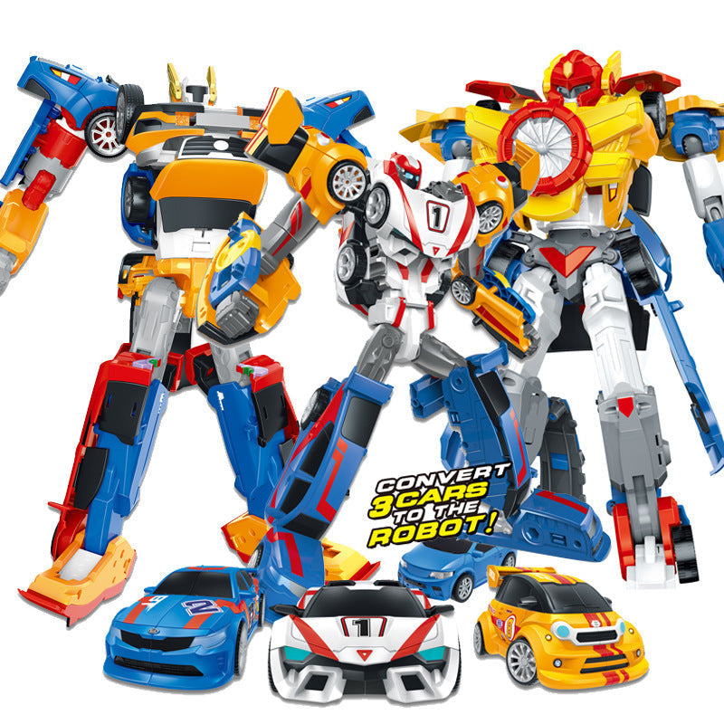 Three-in-one Car Deforming Robot Combined Diamond