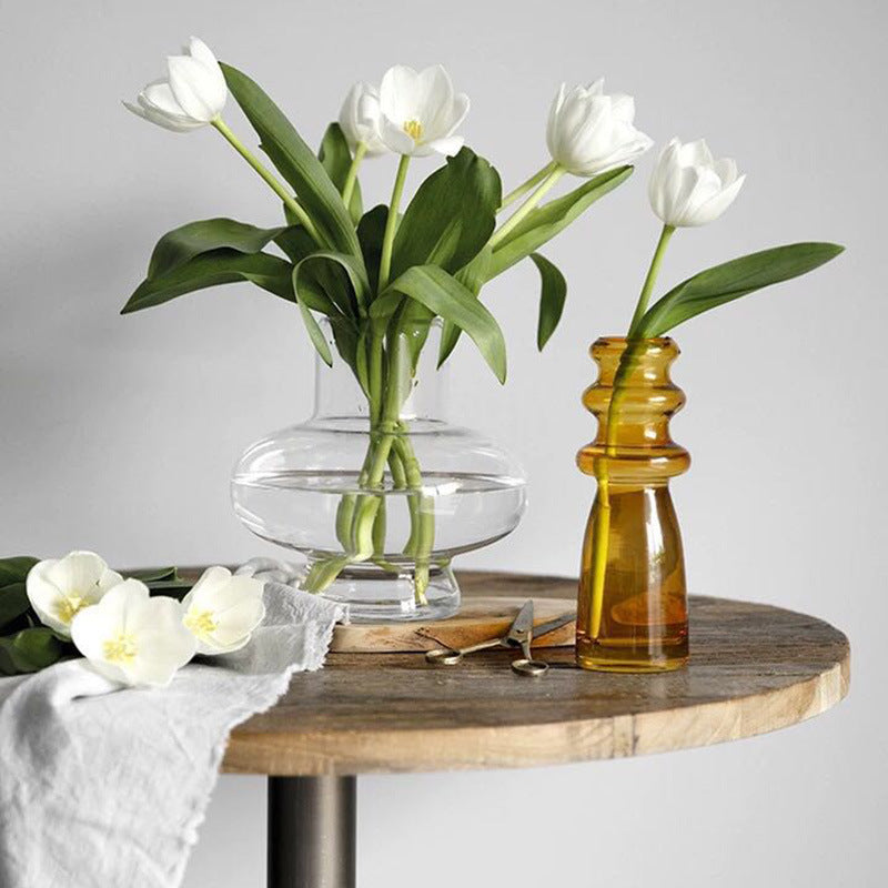 Art Home Decor Decoration Candy Color Threaded Vase