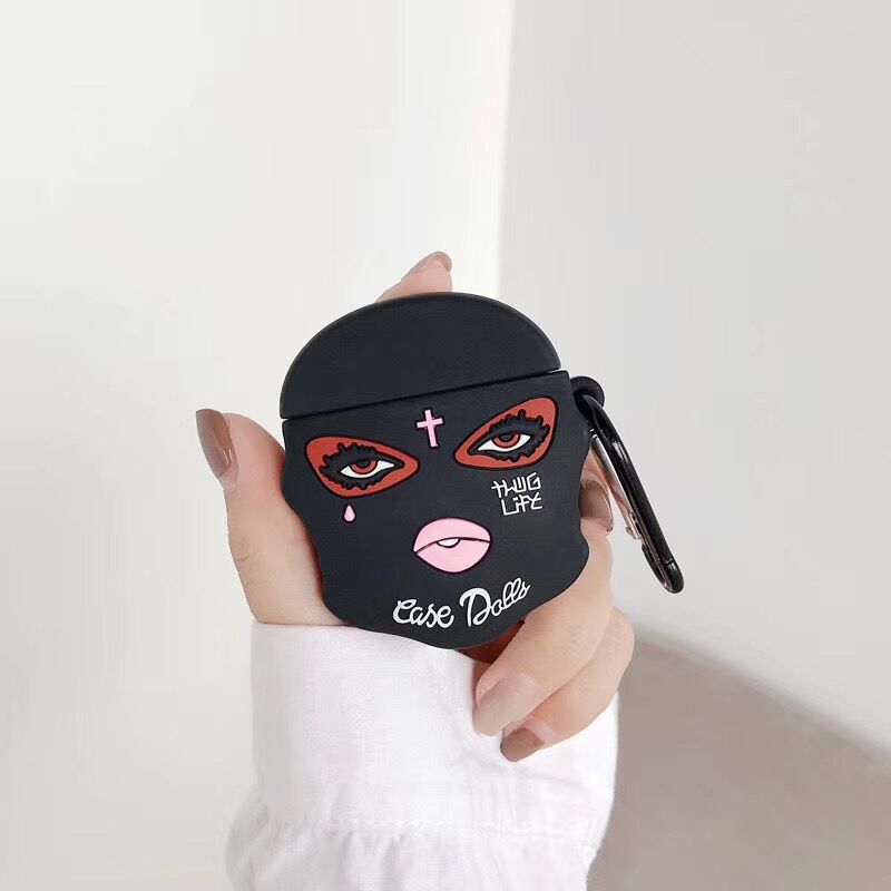 Compatible with Apple, Suitable For Airpods1 2 Generation Silicone Apple Wireless Bluetooth Headset Protective Case